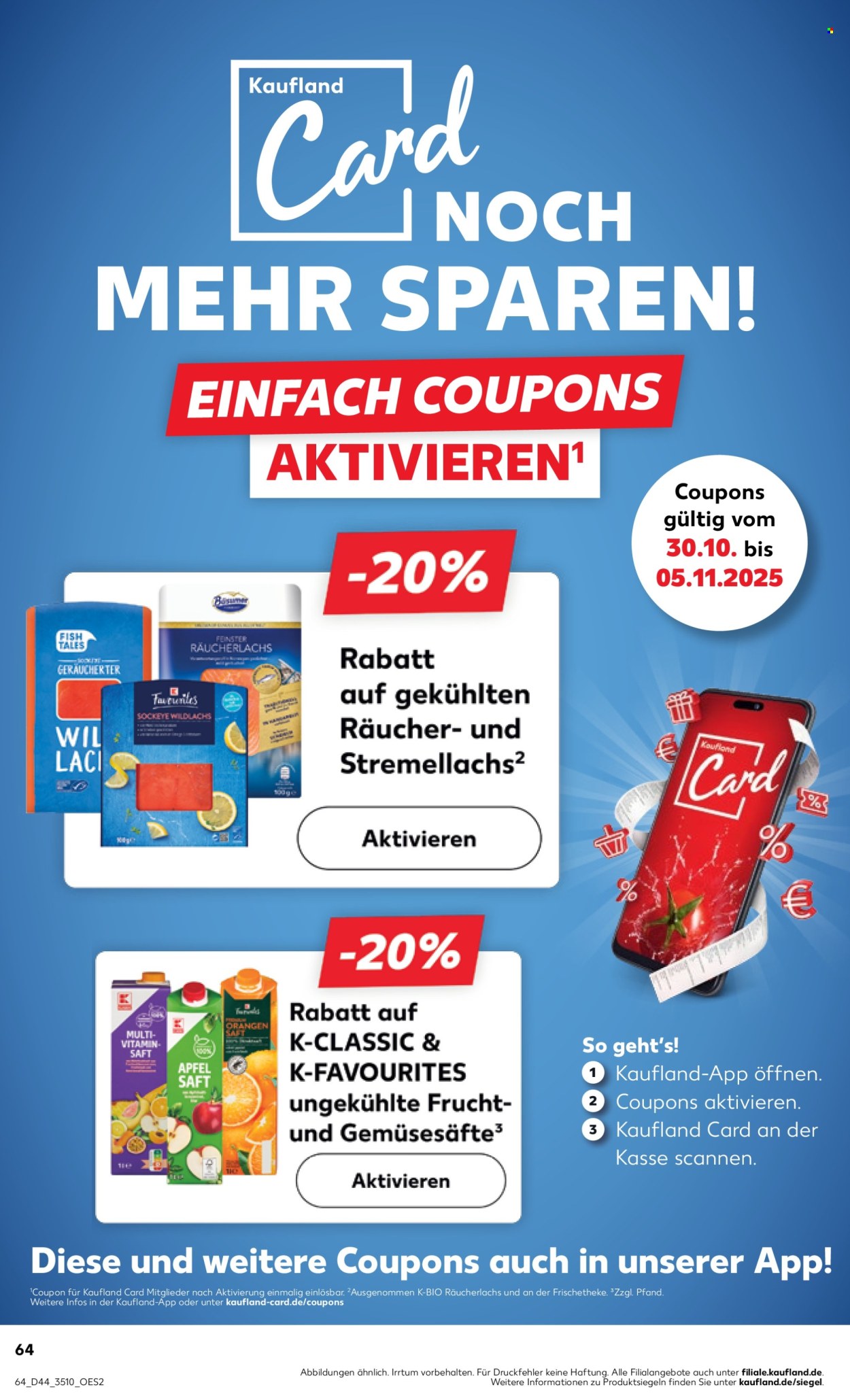 Kaufland Prospekte  - 30.10.2025 - 5.11.2025. Seite 64