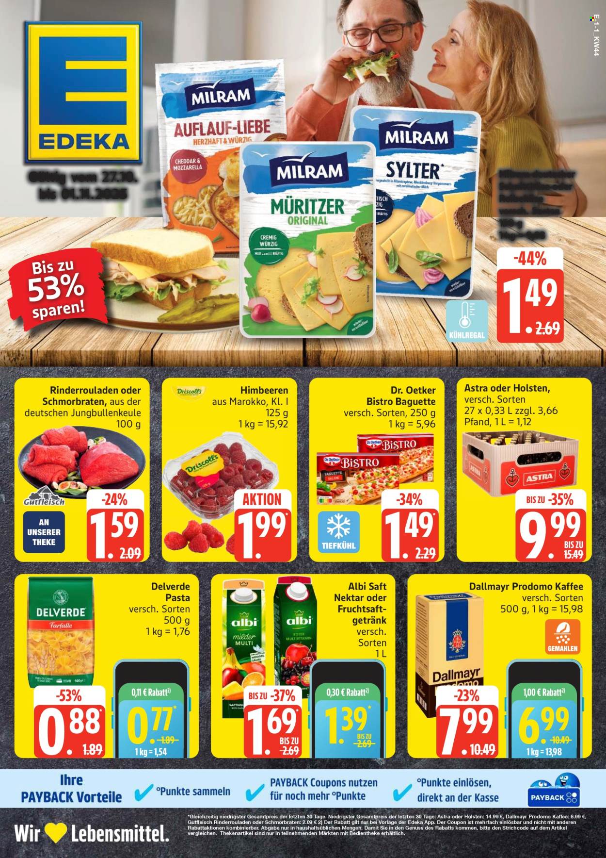 Edeka Prospekte  - 27.10.2025 - 1.11.2025. Seite 1