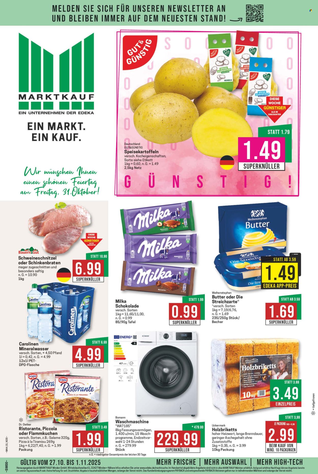 Marktkauf Prospekte  - 27.10.2025 - 1.11.2025. Seite 1