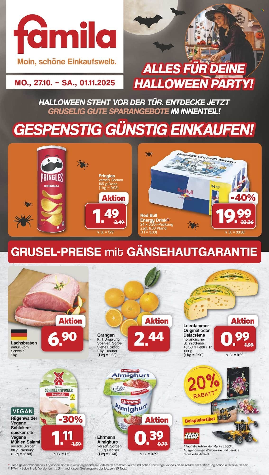 famila Prospekte  - 27.10.2025 - 1.11.2025. Seite 1