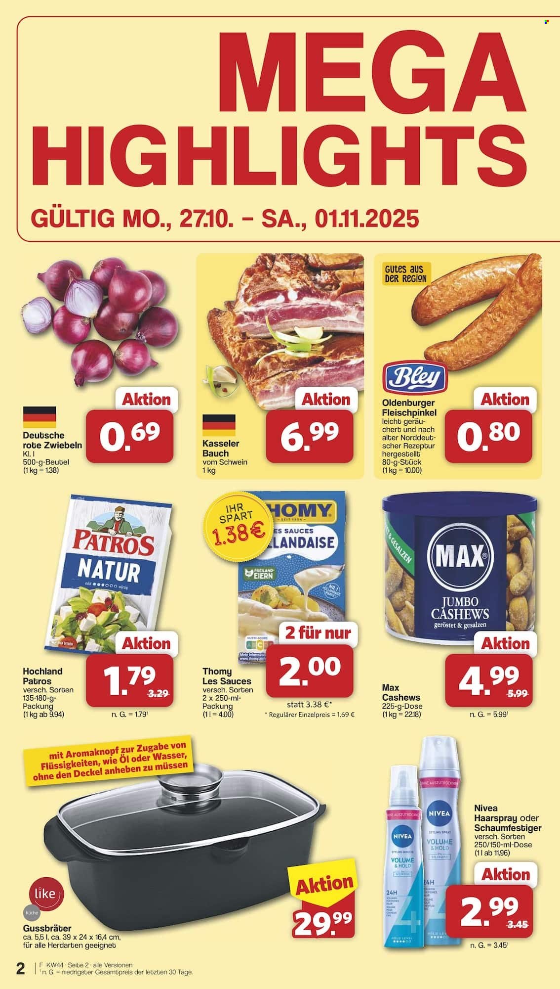 famila Prospekte  - 27.10.2025 - 1.11.2025. Seite 2