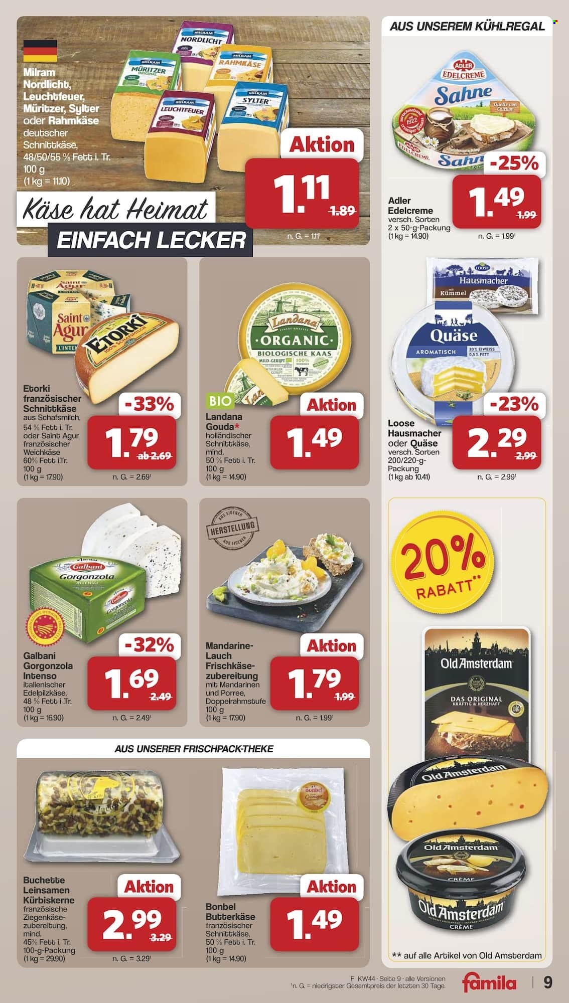 famila Prospekte  - 27.10.2025 - 1.11.2025. Seite 9