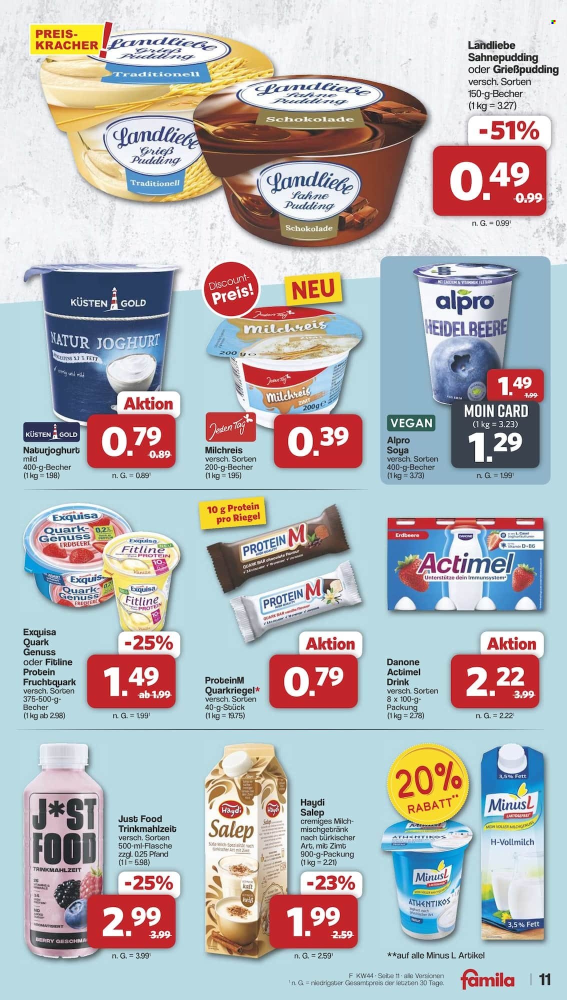 famila Prospekte  - 27.10.2025 - 1.11.2025. Seite 11