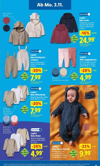thumbnail - Lupilu® Baby-Jogginghosen