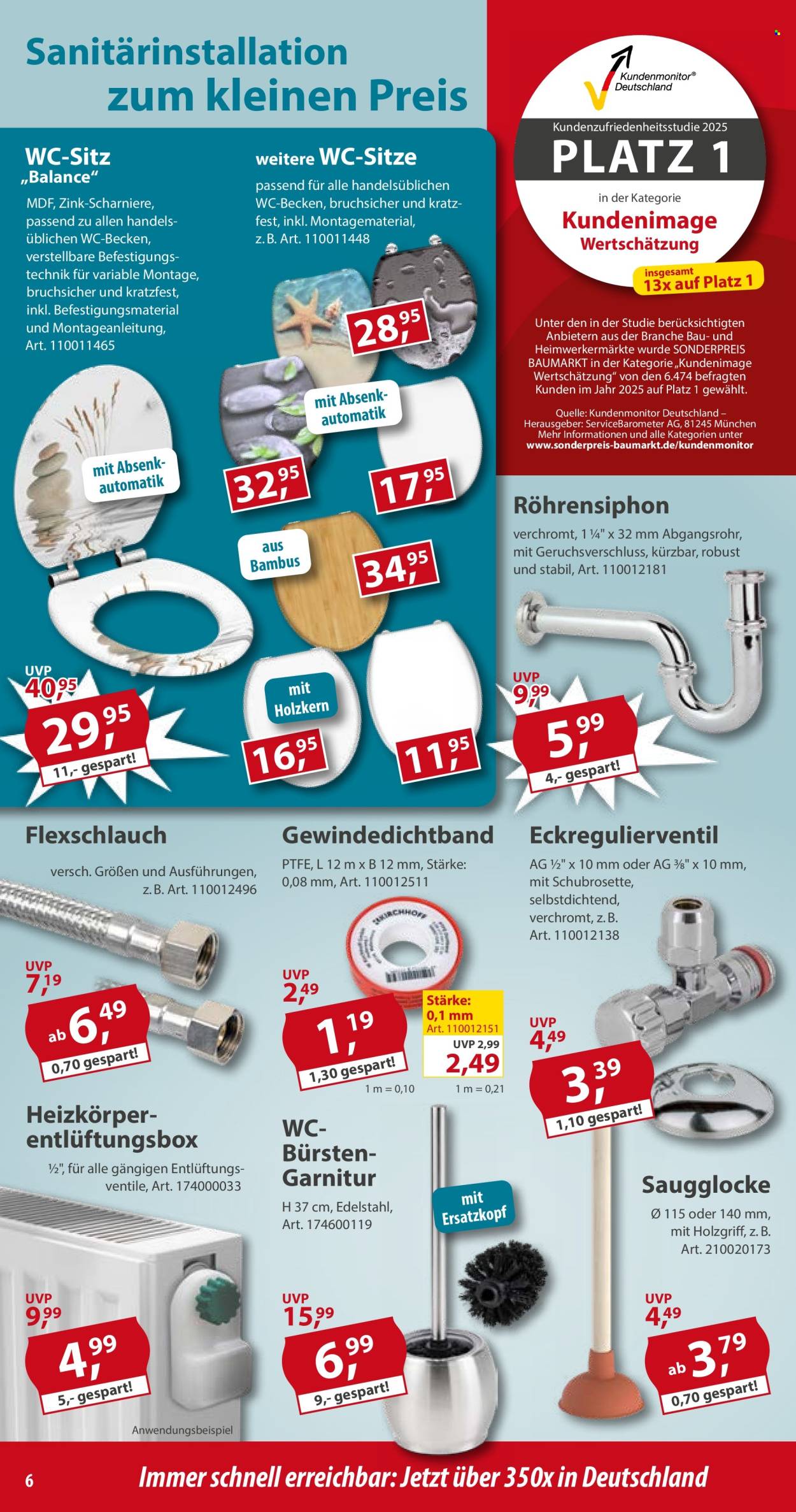 Sonderpreis-Baumarkt Prospekte  - 1.11.2025 - 7.11.2025. Seite 6