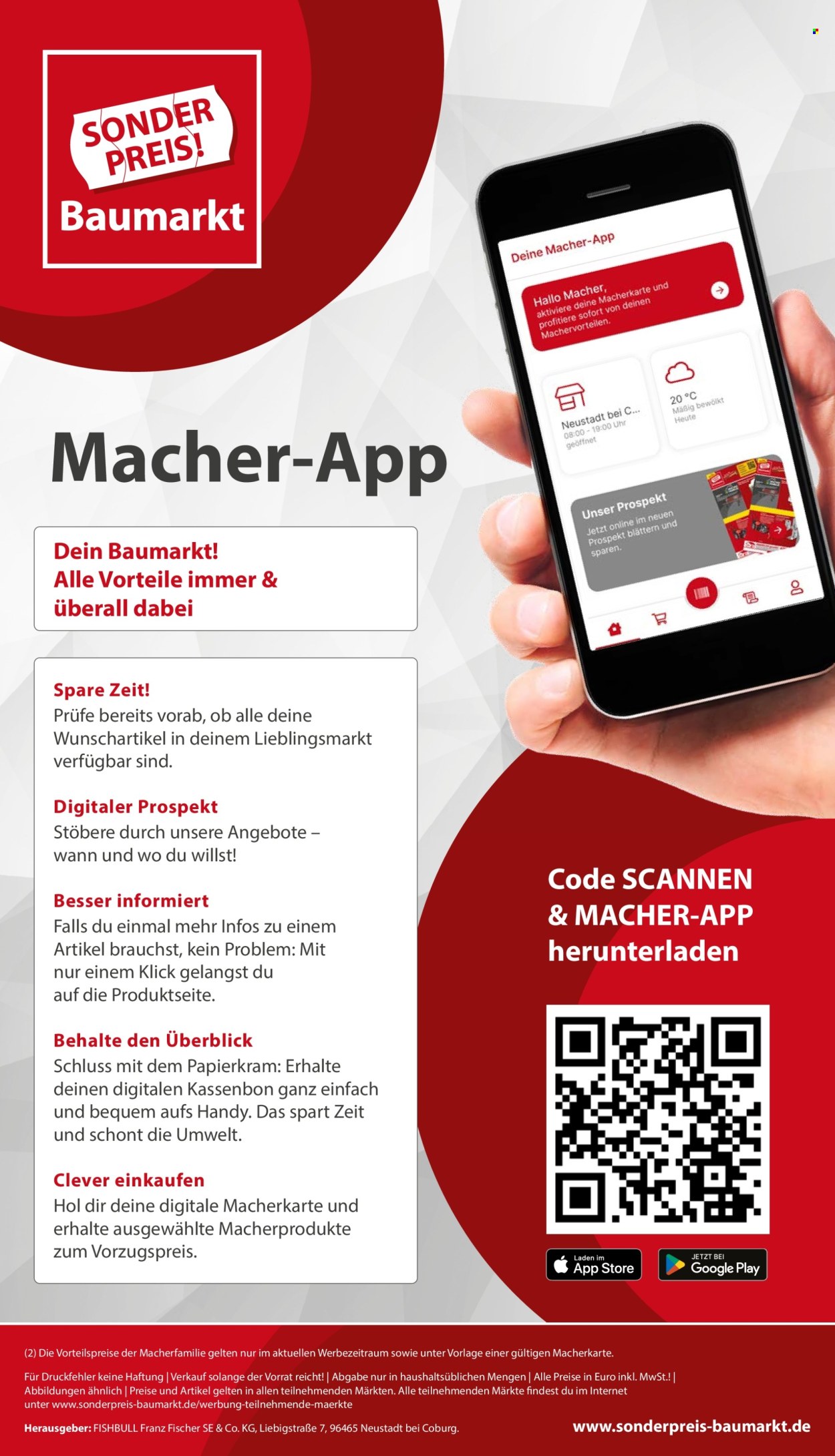 Sonderpreis-Baumarkt Prospekte  - 1.11.2025 - 7.11.2025. Seite 20