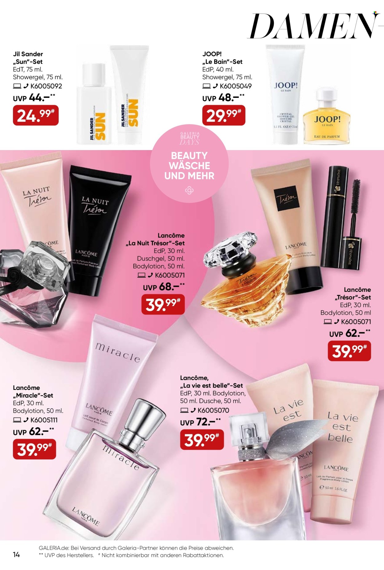 GALERIA Karstadt Kaufhof Prospekte  - 29.10.2025 - 9.11.2025. Seite 14