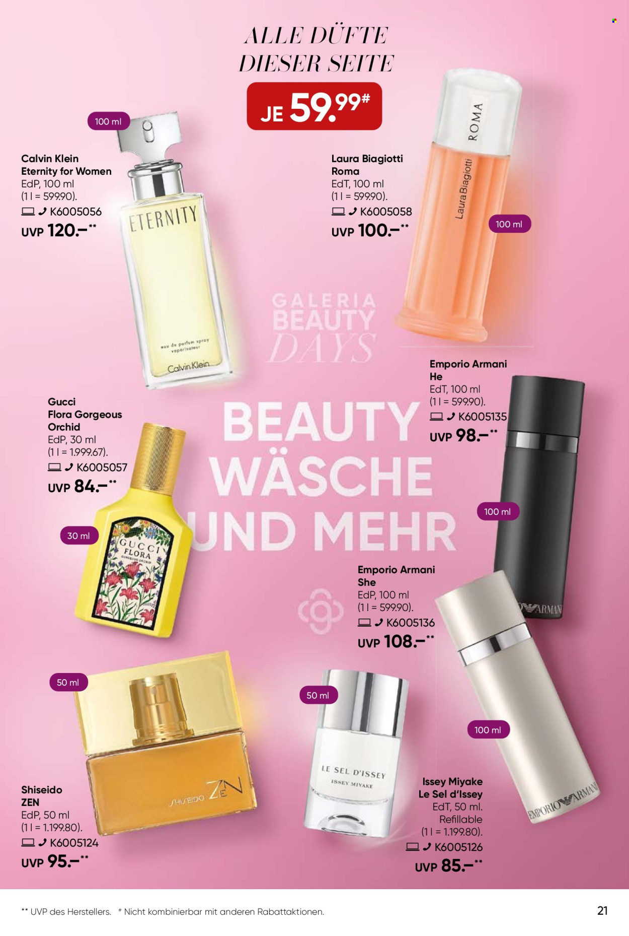 GALERIA Karstadt Kaufhof Prospekte  - 29.10.2025 - 9.11.2025. Seite 21
