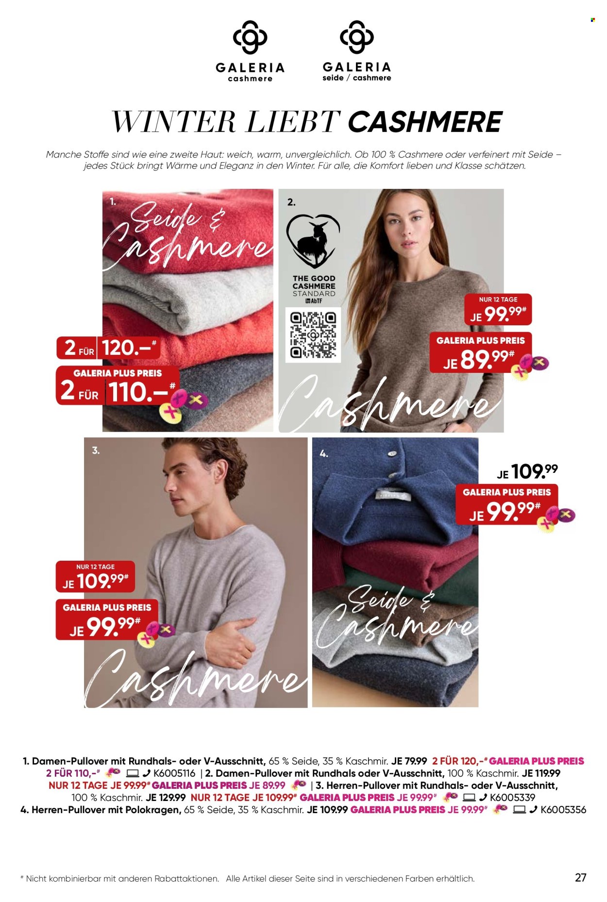 GALERIA Karstadt Kaufhof Prospekte  - 29.10.2025 - 9.11.2025. Seite 27