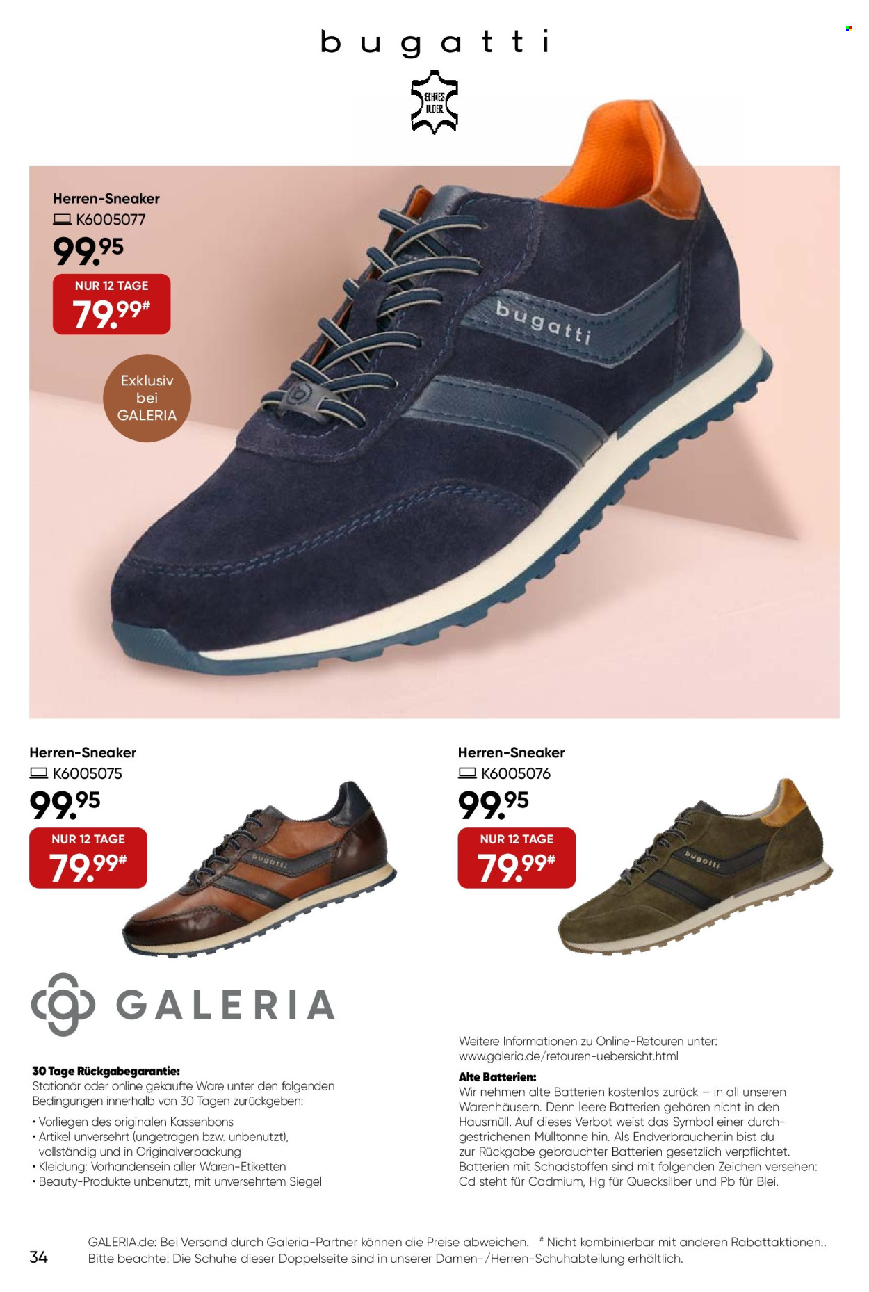 GALERIA Karstadt Kaufhof Prospekte  - 29.10.2025 - 9.11.2025. Seite 34