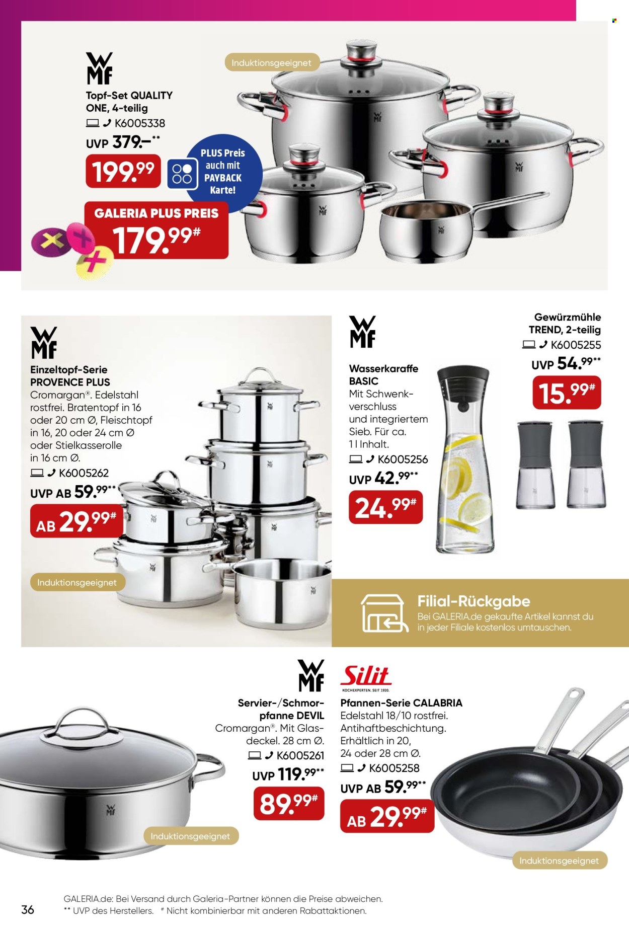 GALERIA Karstadt Kaufhof Prospekte  - 29.10.2025 - 9.11.2025. Seite 36