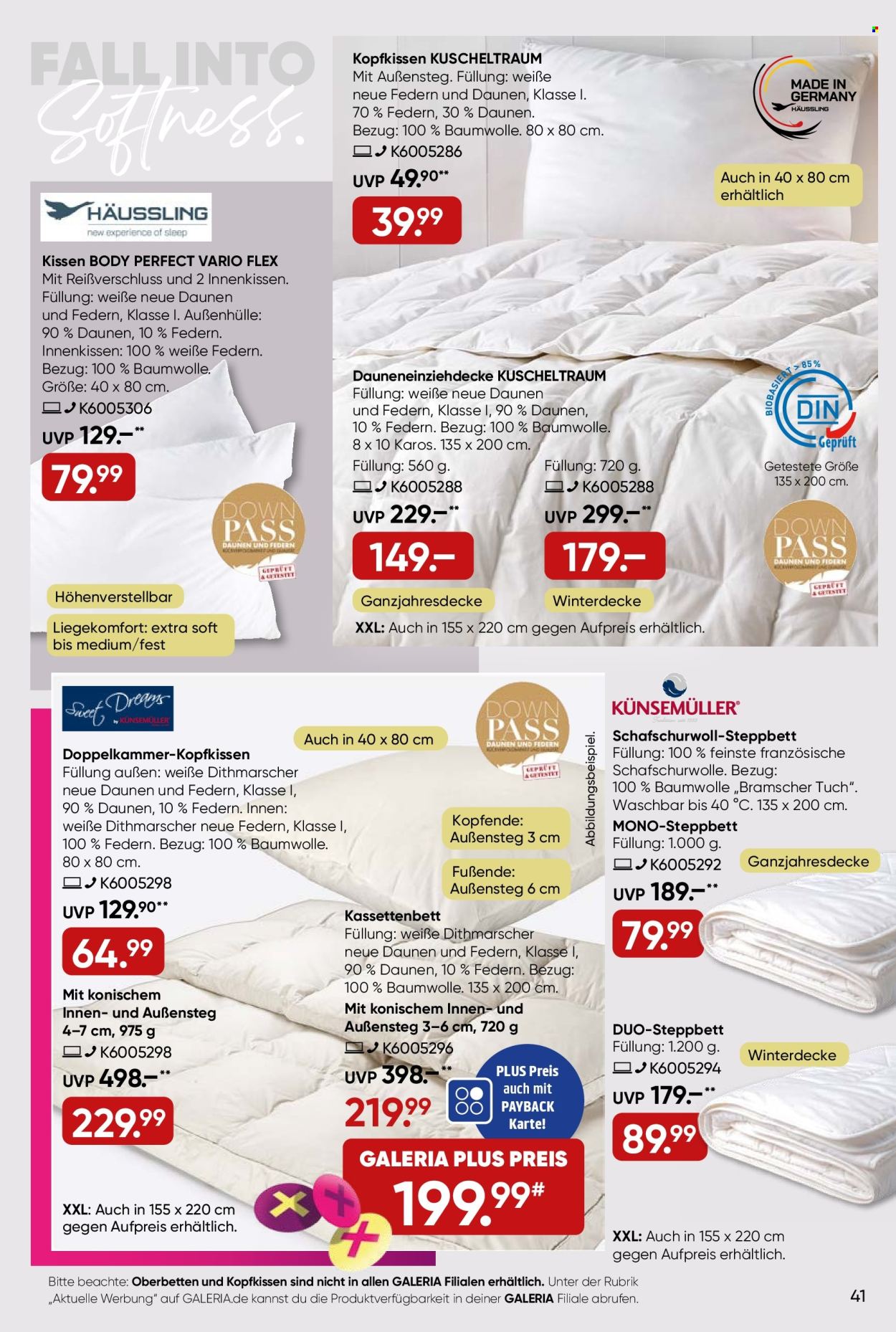 GALERIA Karstadt Kaufhof Prospekte  - 29.10.2025 - 9.11.2025. Seite 41