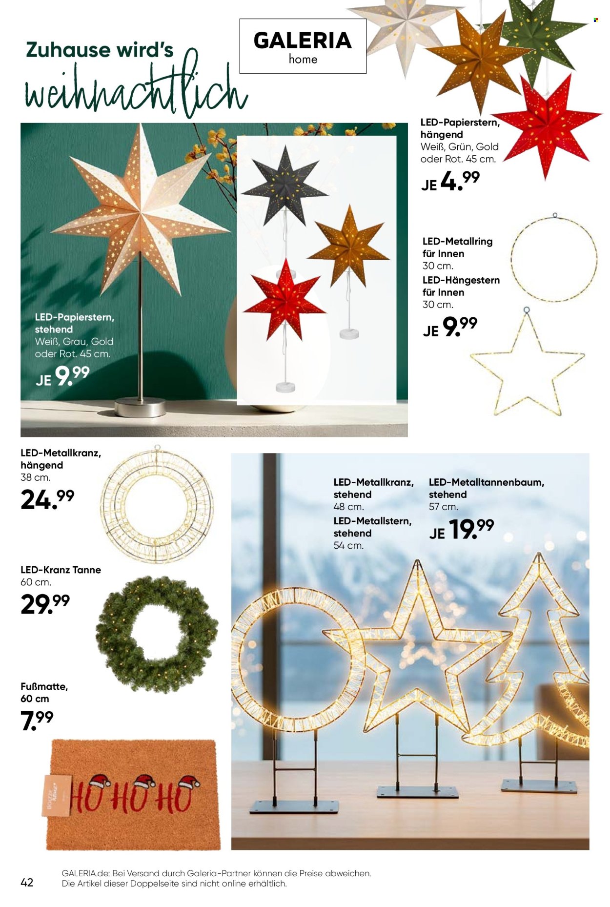 GALERIA Karstadt Kaufhof Prospekte  - 29.10.2025 - 9.11.2025. Seite 42