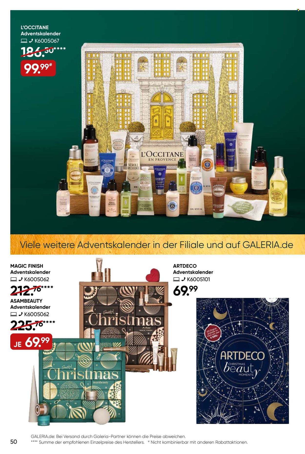 GALERIA Karstadt Kaufhof Prospekte  - 29.10.2025 - 9.11.2025. Seite 50