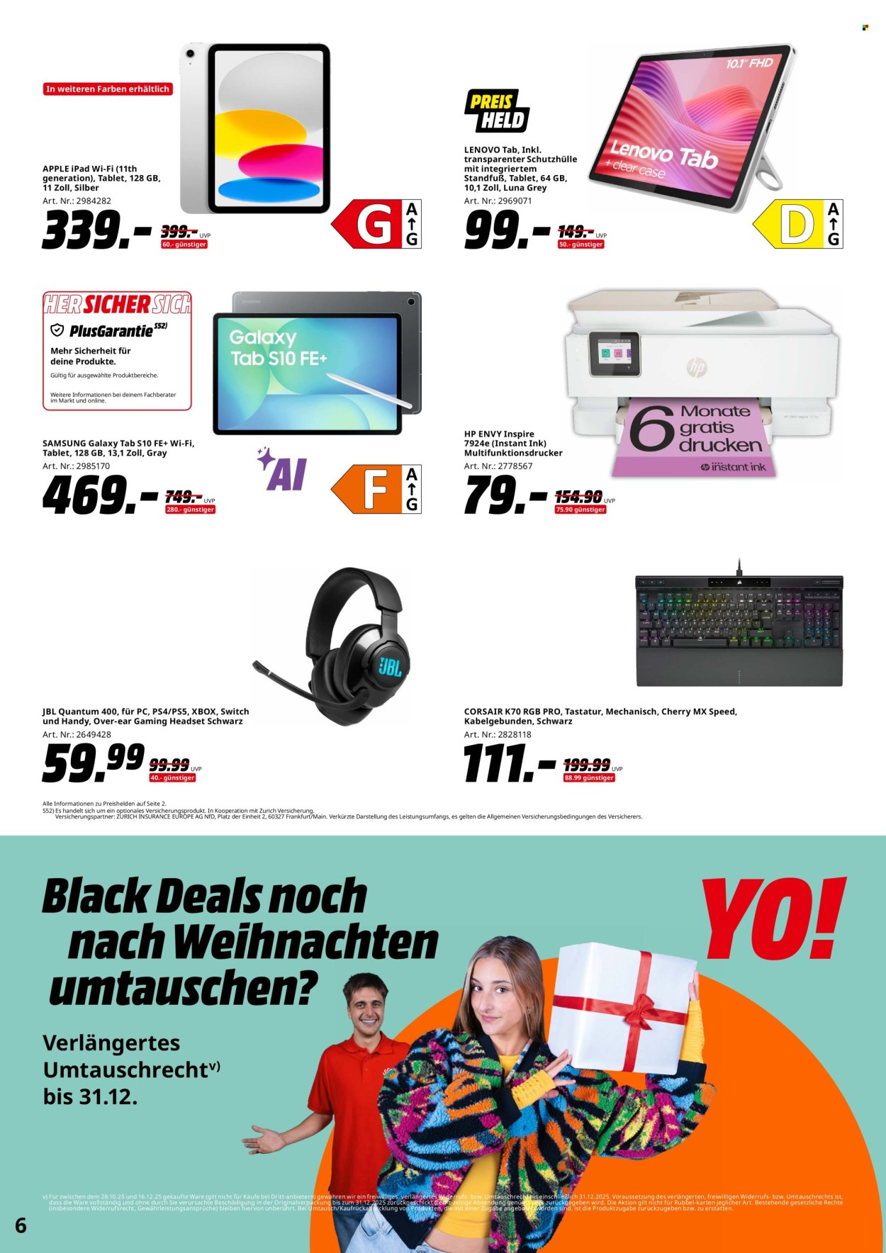 MediaMarkt Prospekte  - 28.10.2025 - 13.11.2025. Seite 6