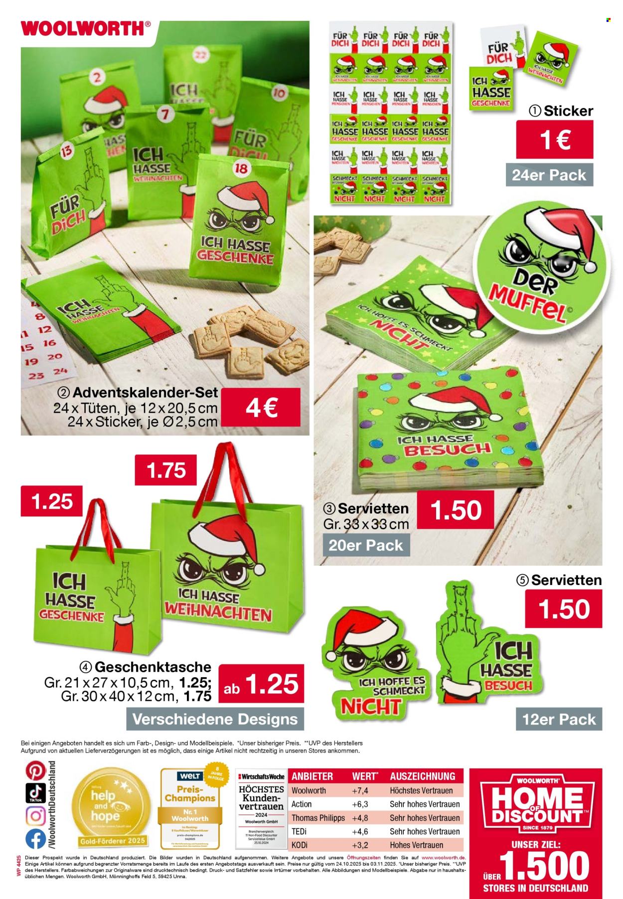 Woolworth Prospekte  - 29.10.2025 - 3.11.2025. Seite 25