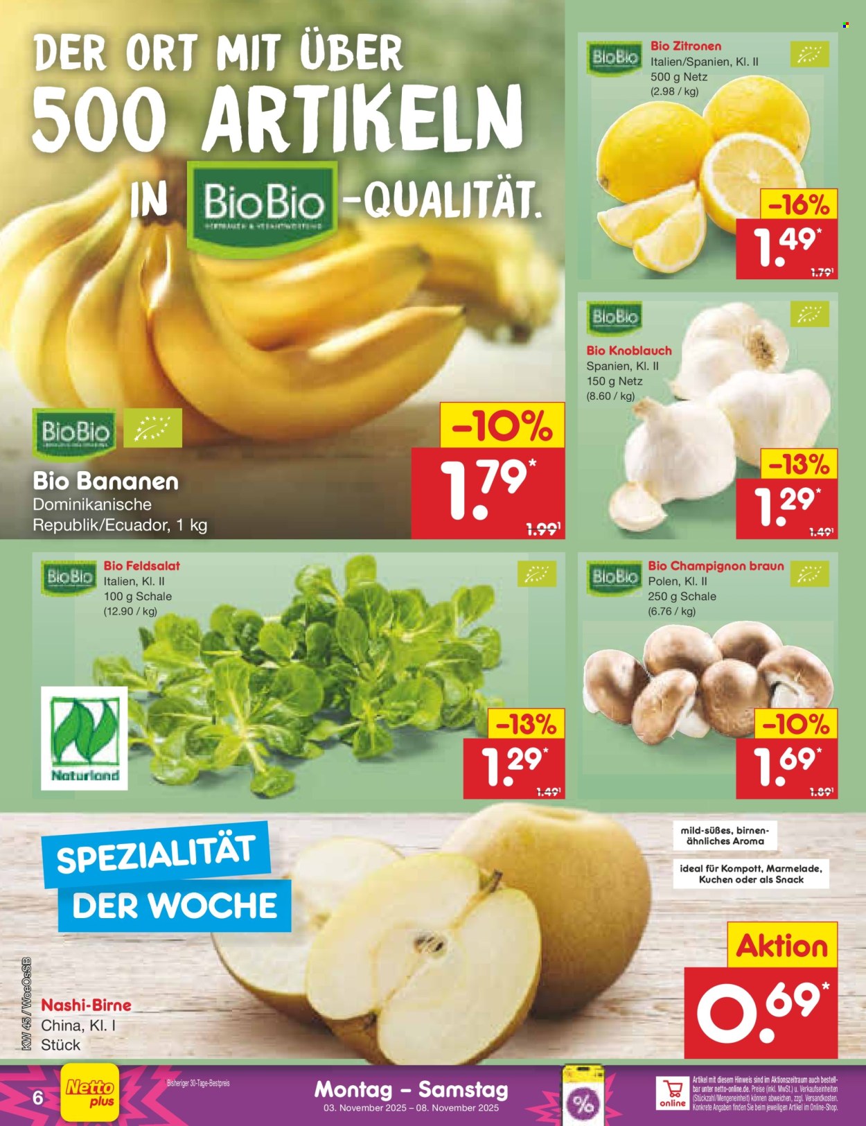 Netto Marken-Discount Prospekte  - 3.11.2025 - 8.11.2025. Seite 6