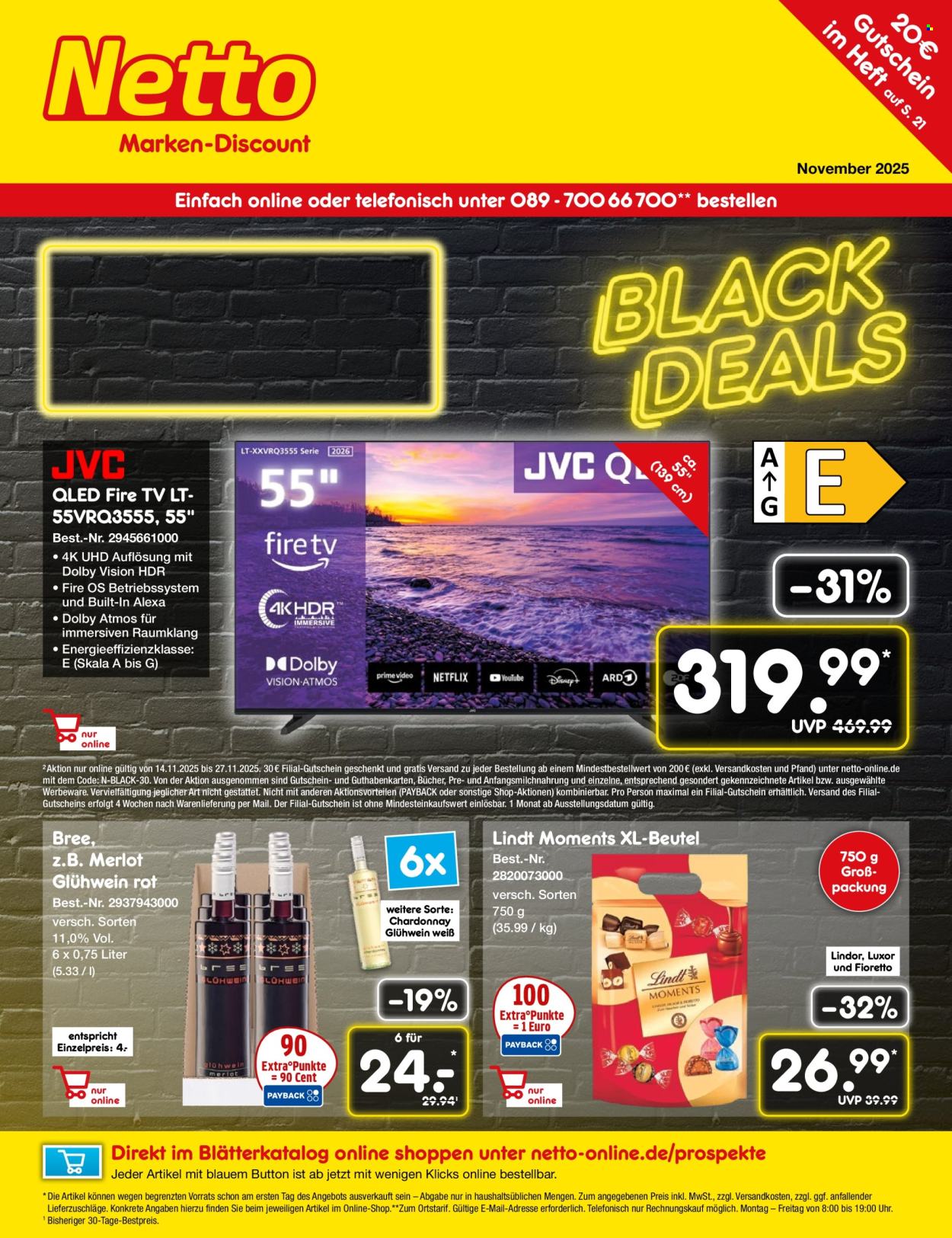 Netto Marken-Discount Prospekte  - 30.10.2025 - 30.11.2025. Seite 1