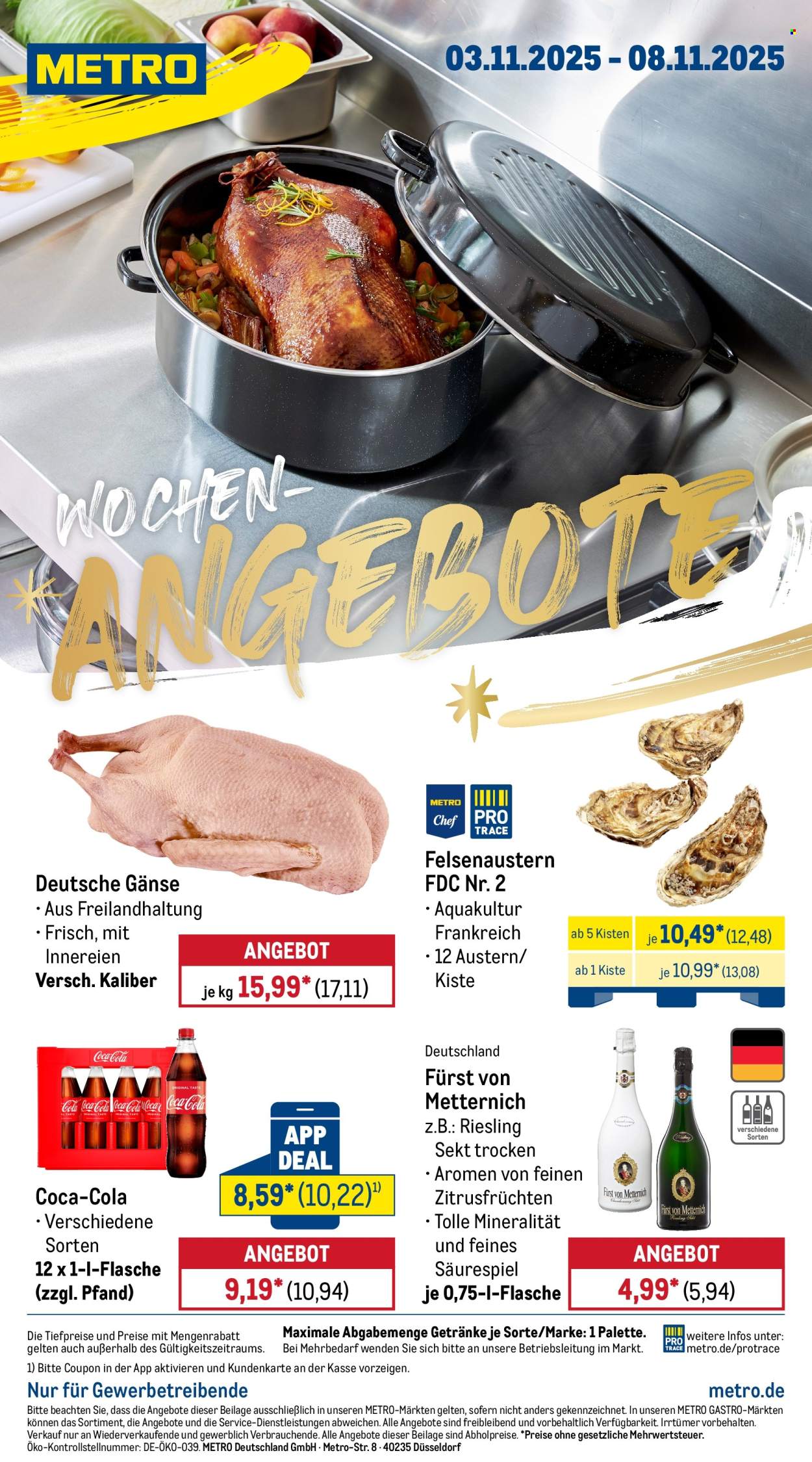Metro Prospekte  - 3.11.2025 - 8.11.2025. Seite 1