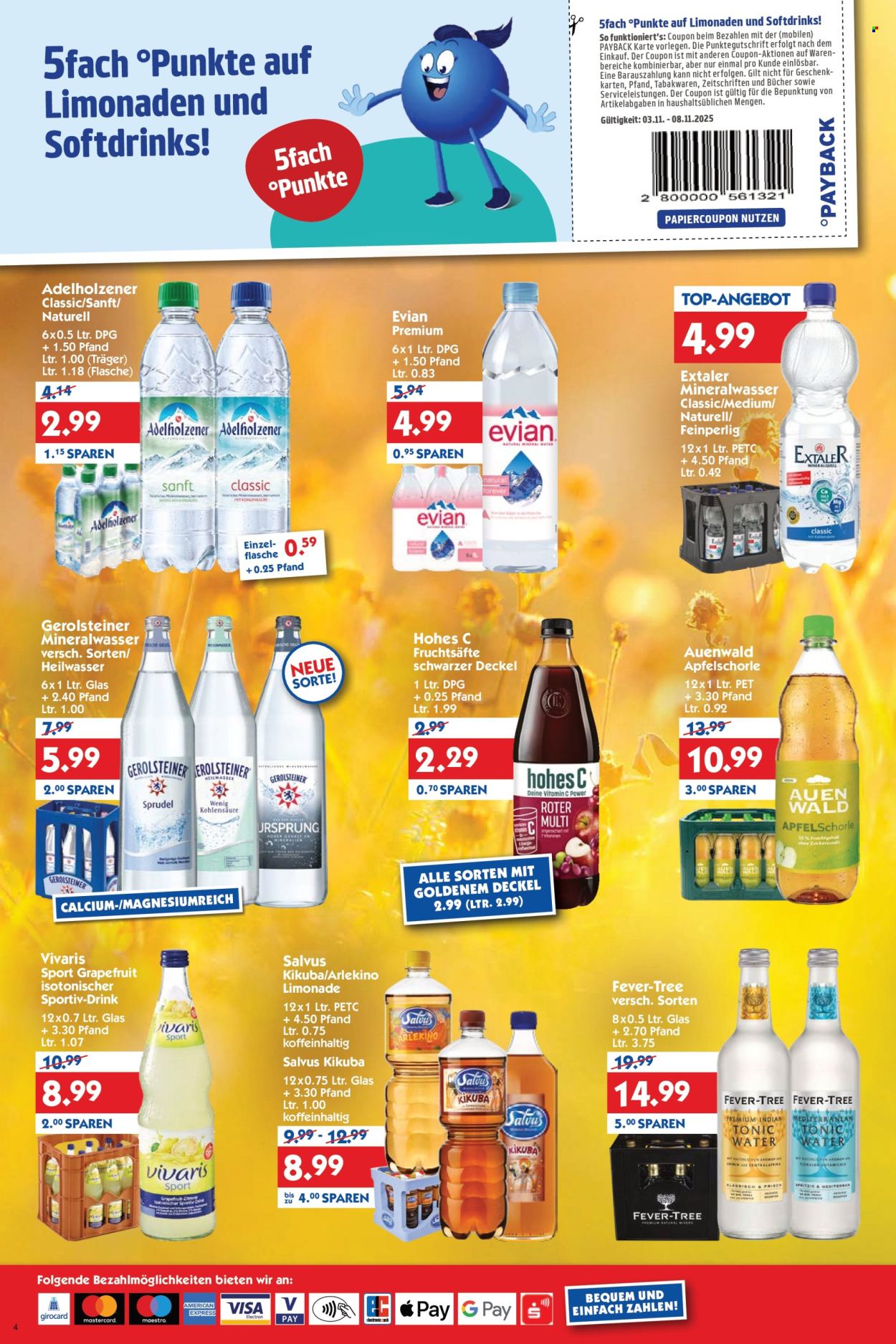 Hol'ab! Getränkemarkt Prospekte  - 3.11.2025 - 8.11.2025. Seite 4