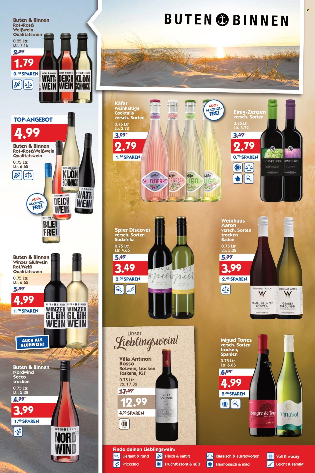 Hol'ab! Getränkemarkt Prospekte  - 3.11.2025 - 8.11.2025. Seite 6