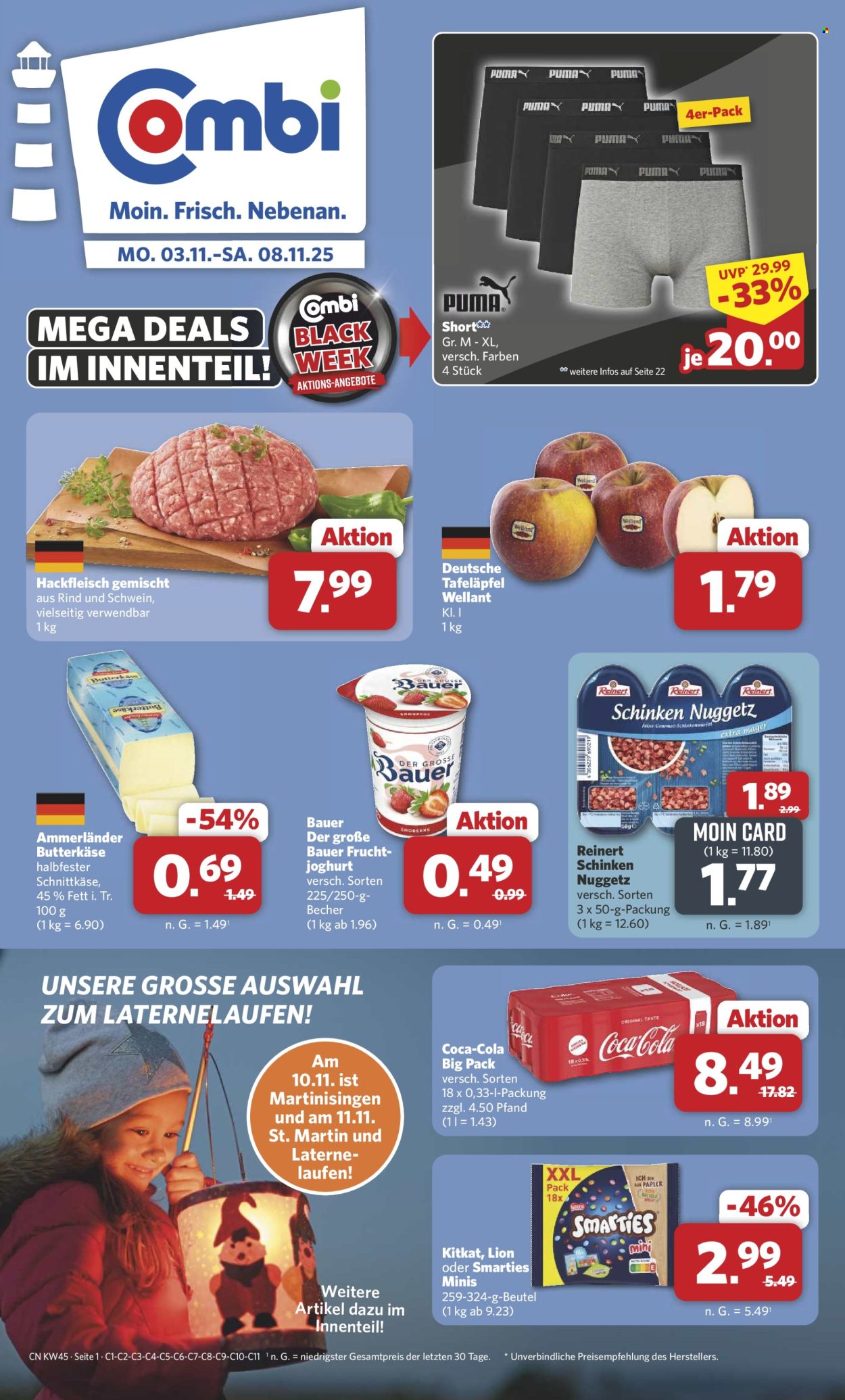 Combi Prospekte  - 3.11.2025 - 8.11.2025. Seite 1