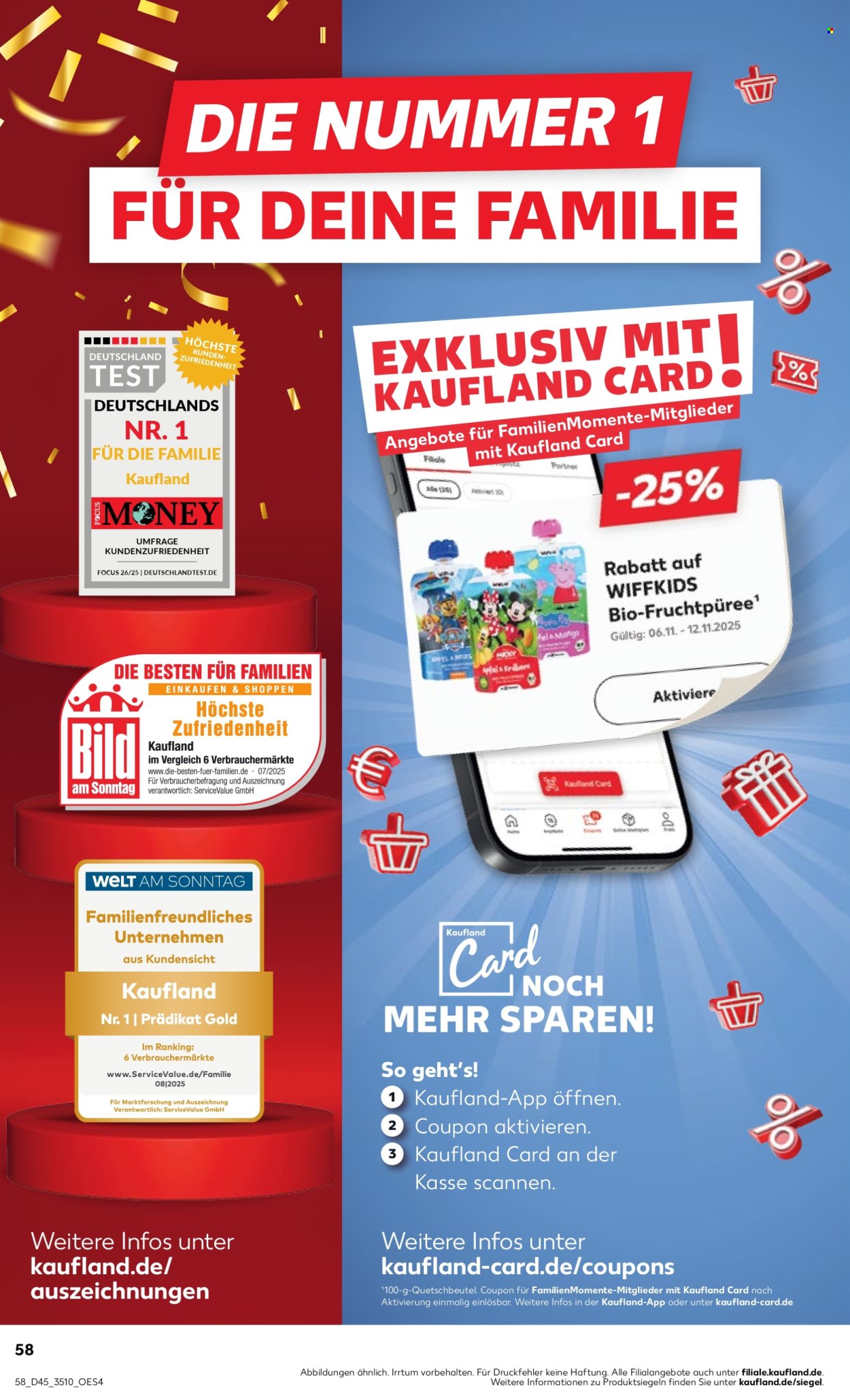 Kaufland Prospekte  - 6.11.2025 - 12.11.2025. Seite 58