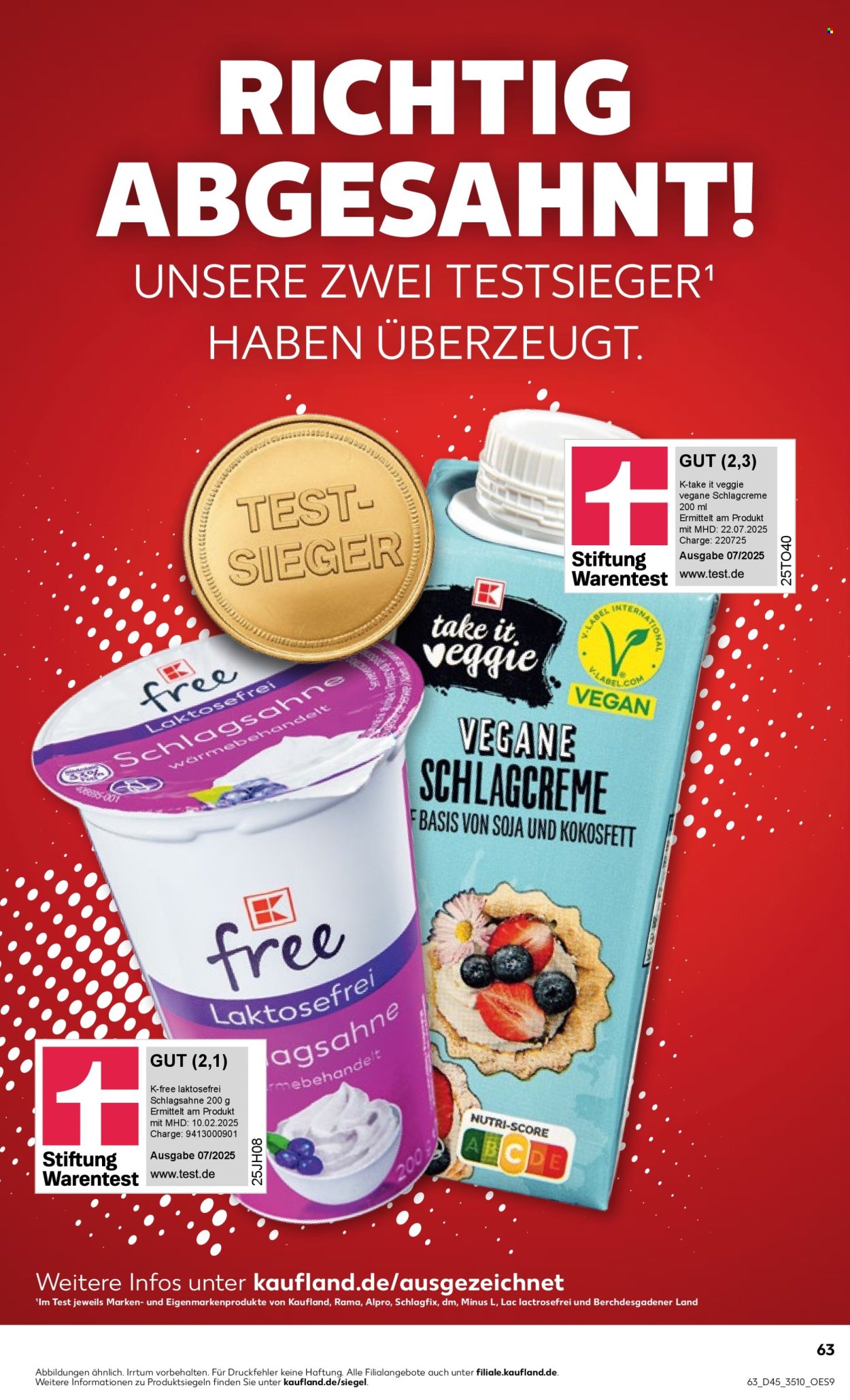 Kaufland Prospekte  - 6.11.2025 - 12.11.2025. Seite 63
