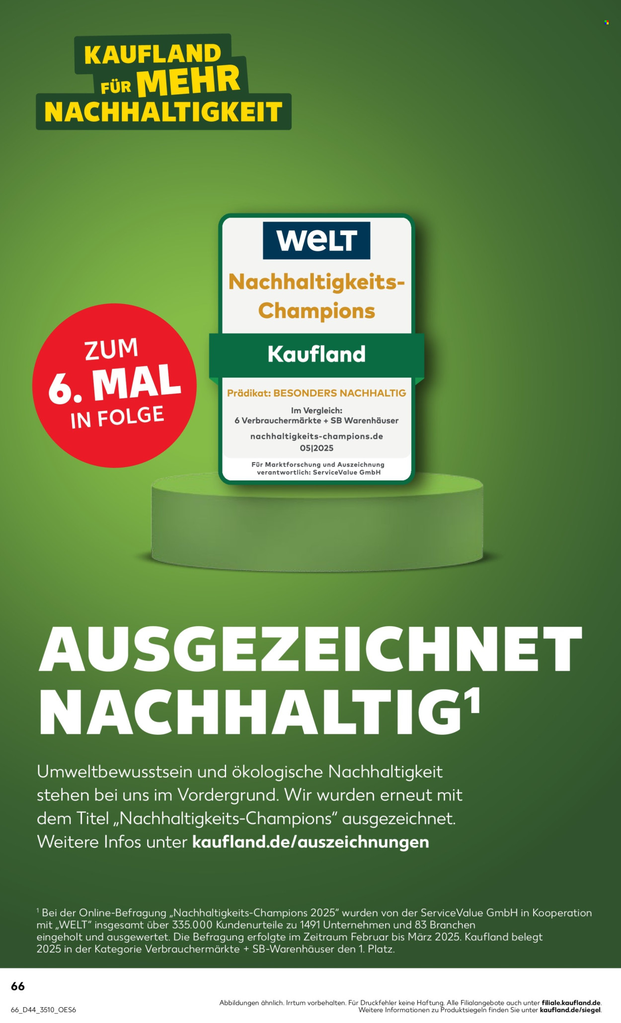Kaufland Prospekte  - 3.11.2025 - 5.11.2025. Seite 66