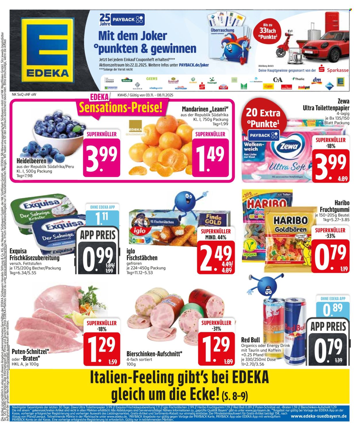 Edeka Prospekte  - 3.11.2025 - 8.11.2025. Seite 1