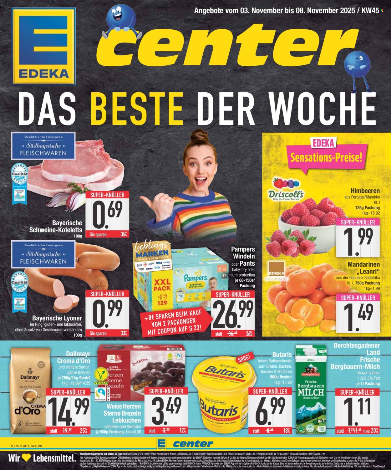 Edeka Prospekte  - 3.11.2025 - 8.11.2025. Seite 1