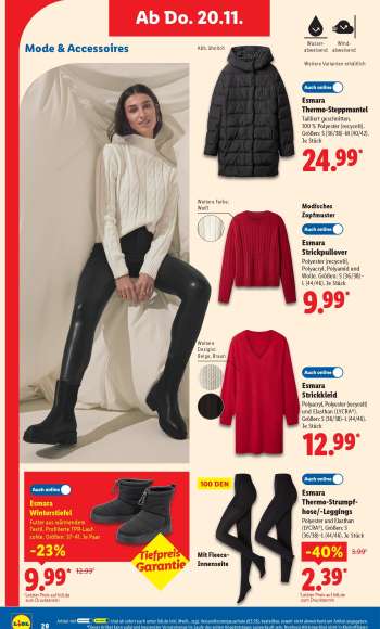 thumbnail - Esmara Thermo-Strumpfhose/-Leggings