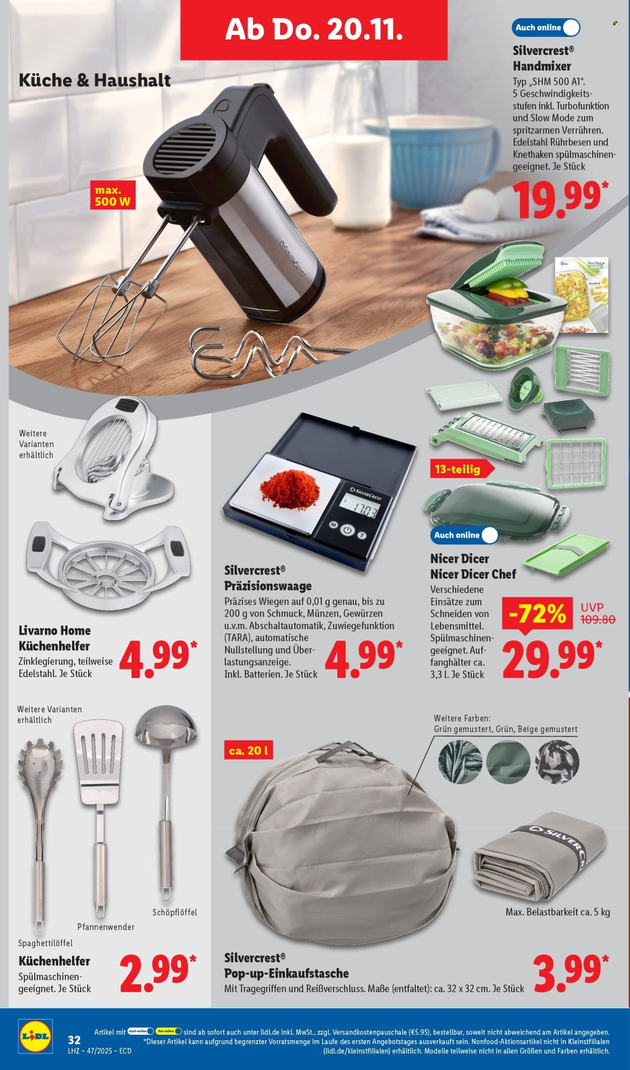 Lidl Prospekte  - 17.11.2025 - 22.11.2025. Seite 20