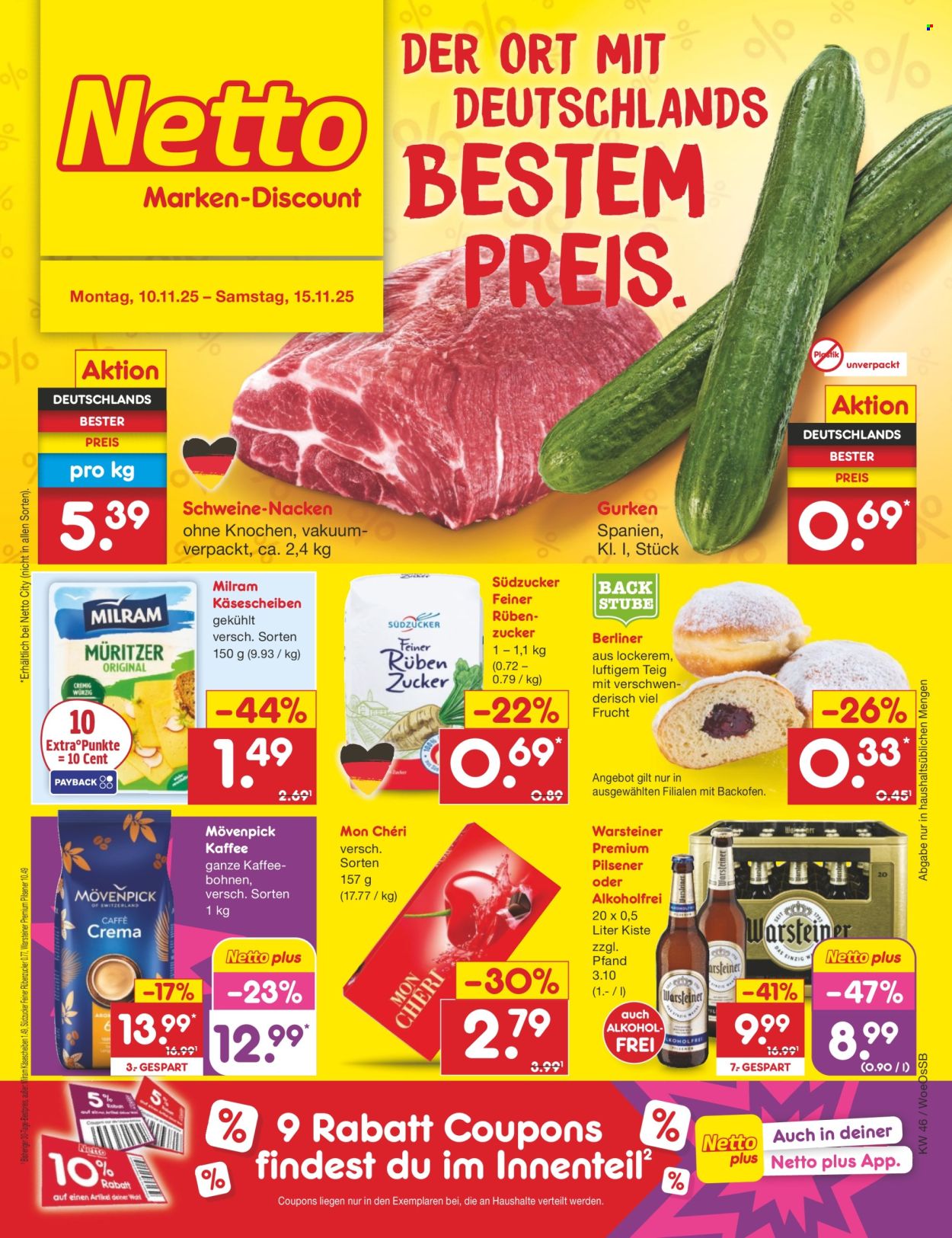 Netto Marken-Discount Prospekte  - 10.11.2025 - 15.11.2025. Seite 1