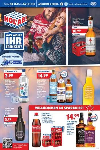 Prospekte Hol'ab! Getränkemarkt - 10.11.2025 - 15.11.2025.