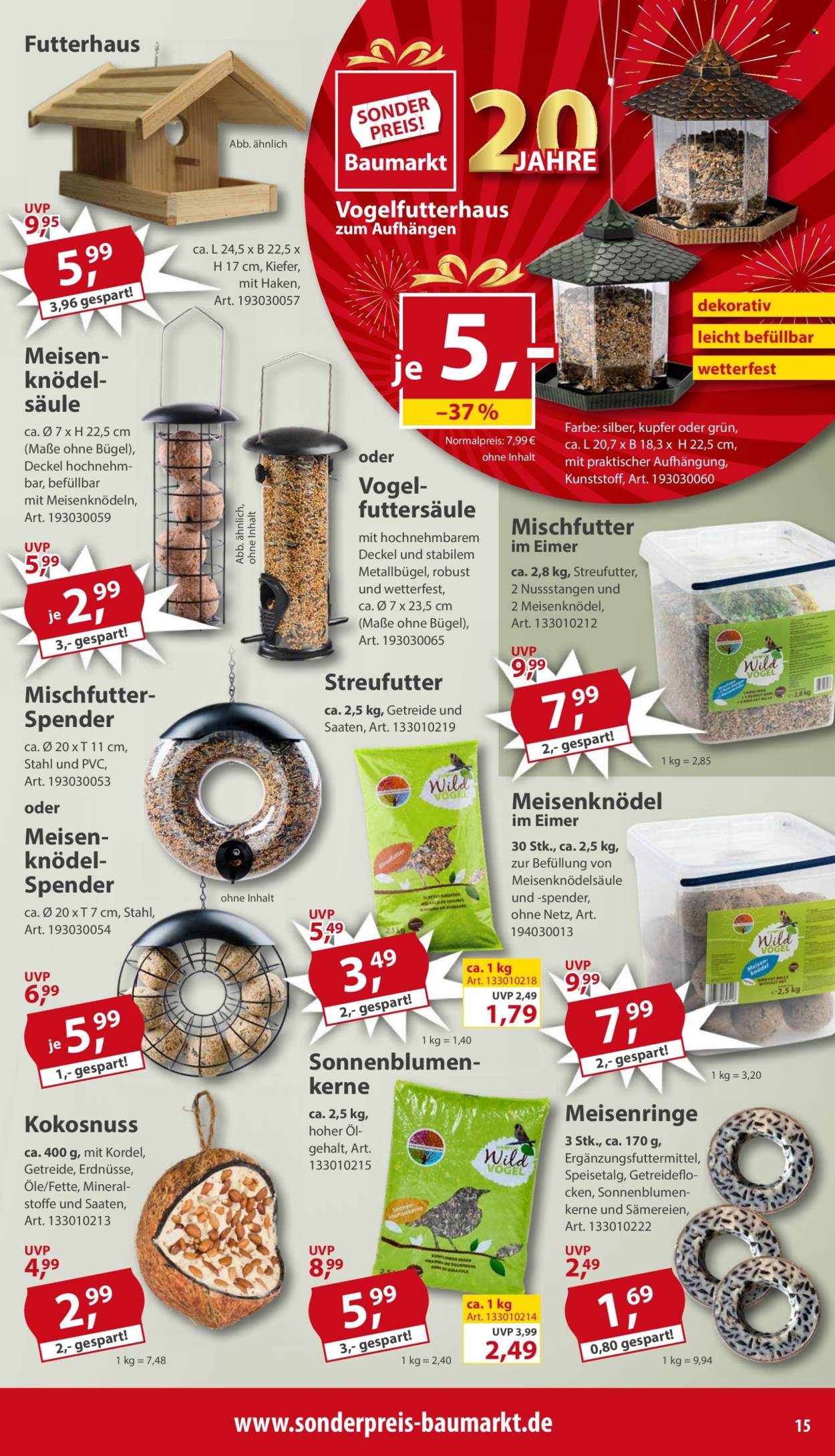 Sonderpreis-Baumarkt Prospekte  - 15.11.2025 - 21.11.2025. Seite 15