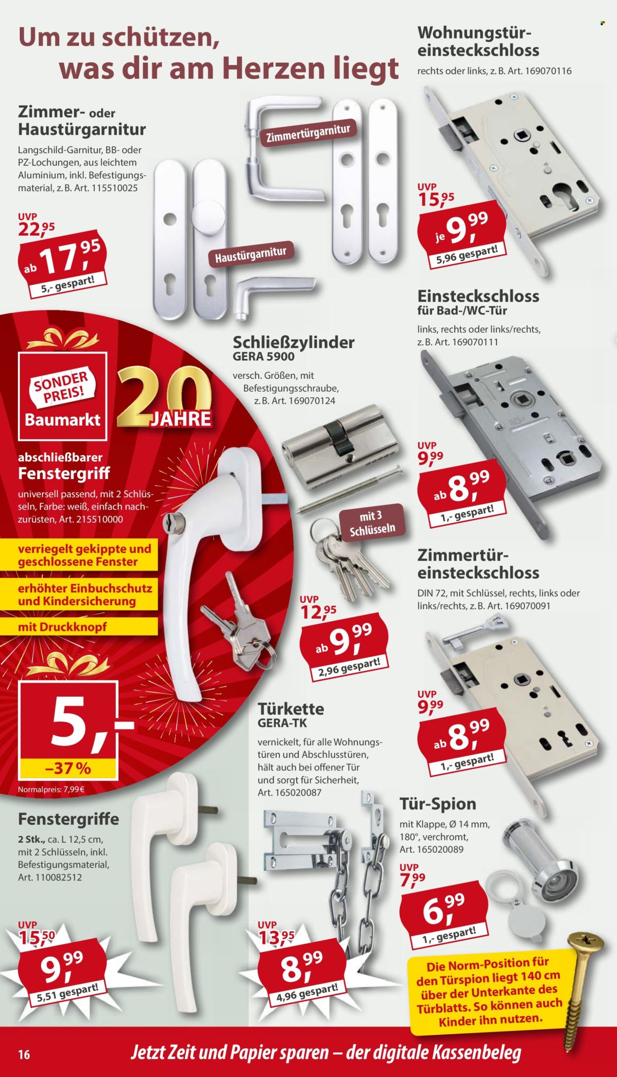 Sonderpreis-Baumarkt Prospekte  - 15.11.2025 - 21.11.2025. Seite 16