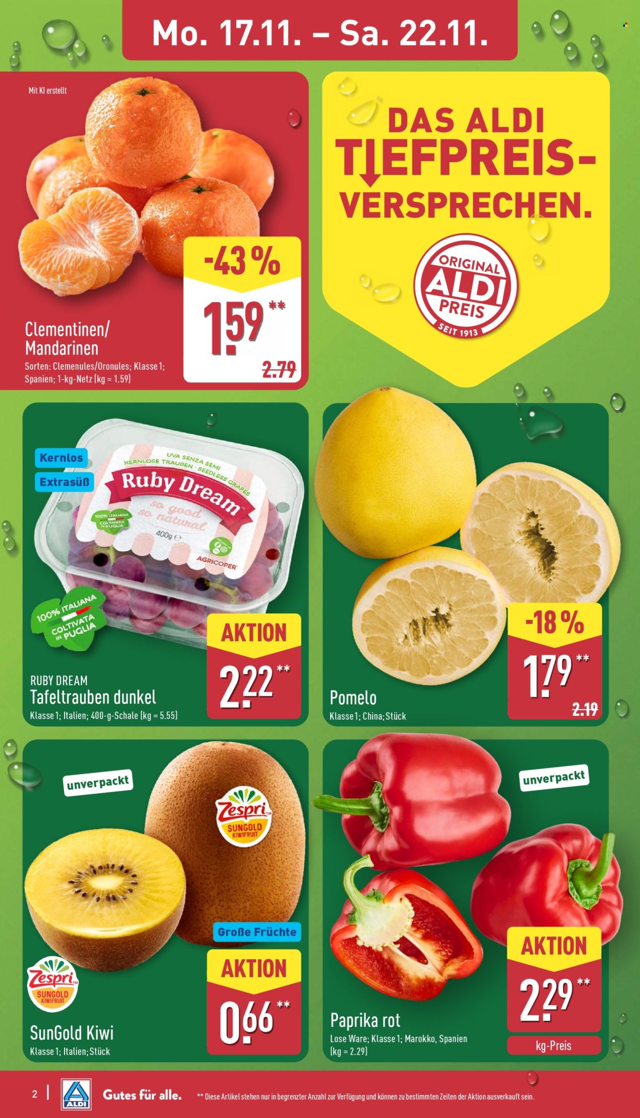 ALDI Nord Prospekte  - 17.11.2025 - 22.11.2025. Seite 2