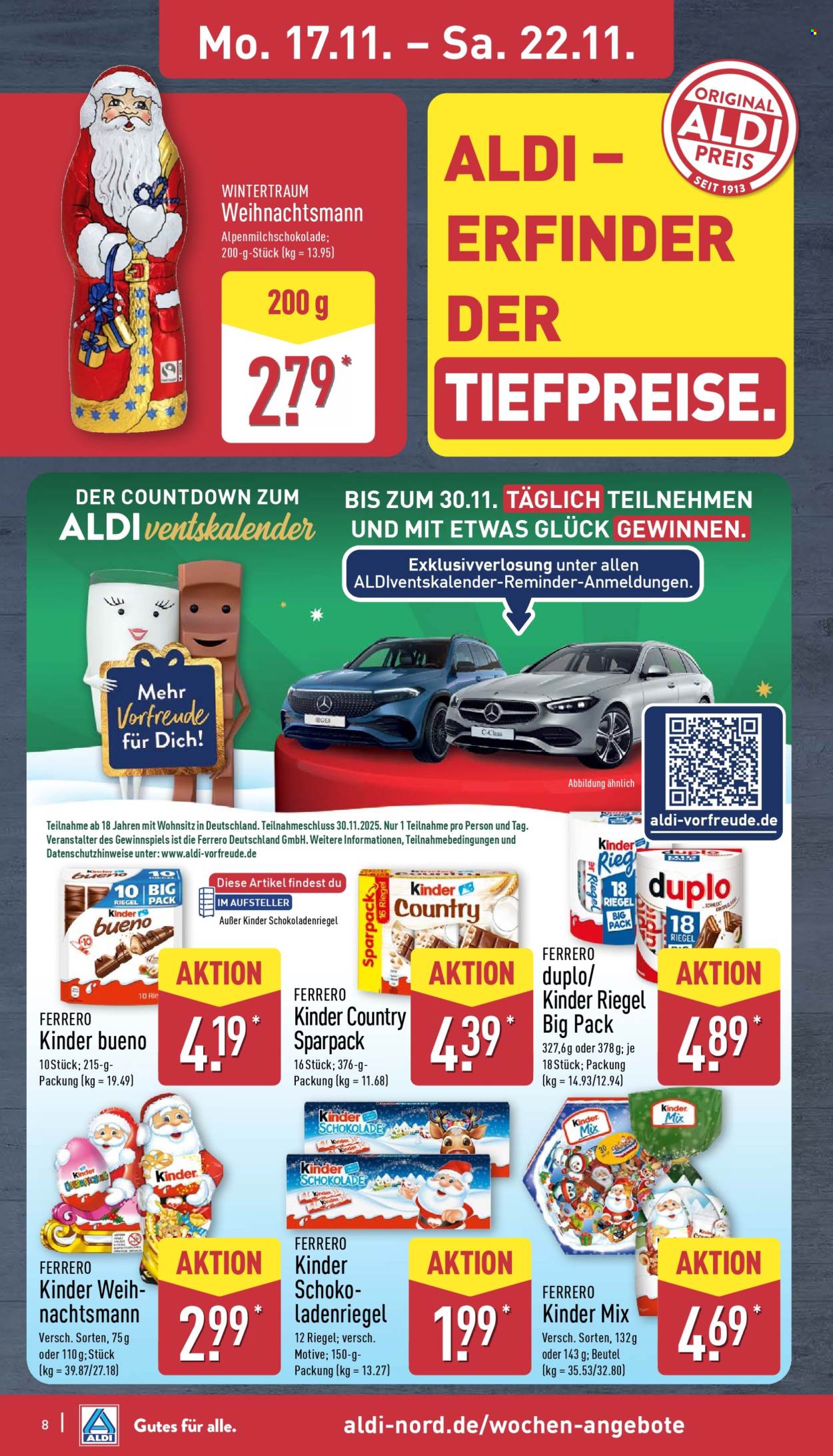 ALDI Nord Prospekte  - 17.11.2025 - 22.11.2025. Seite 8