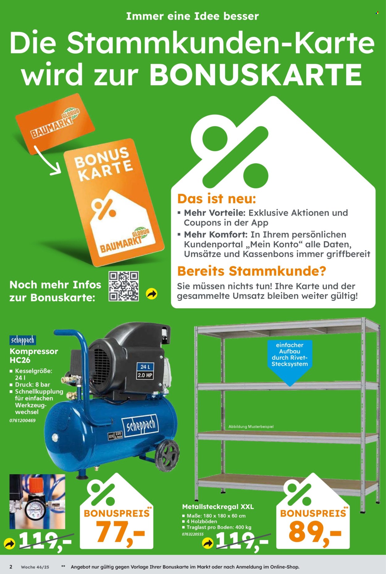 Globus Baumarkt Prospekte  - 10.11.2025 - 15.11.2025. Seite 2