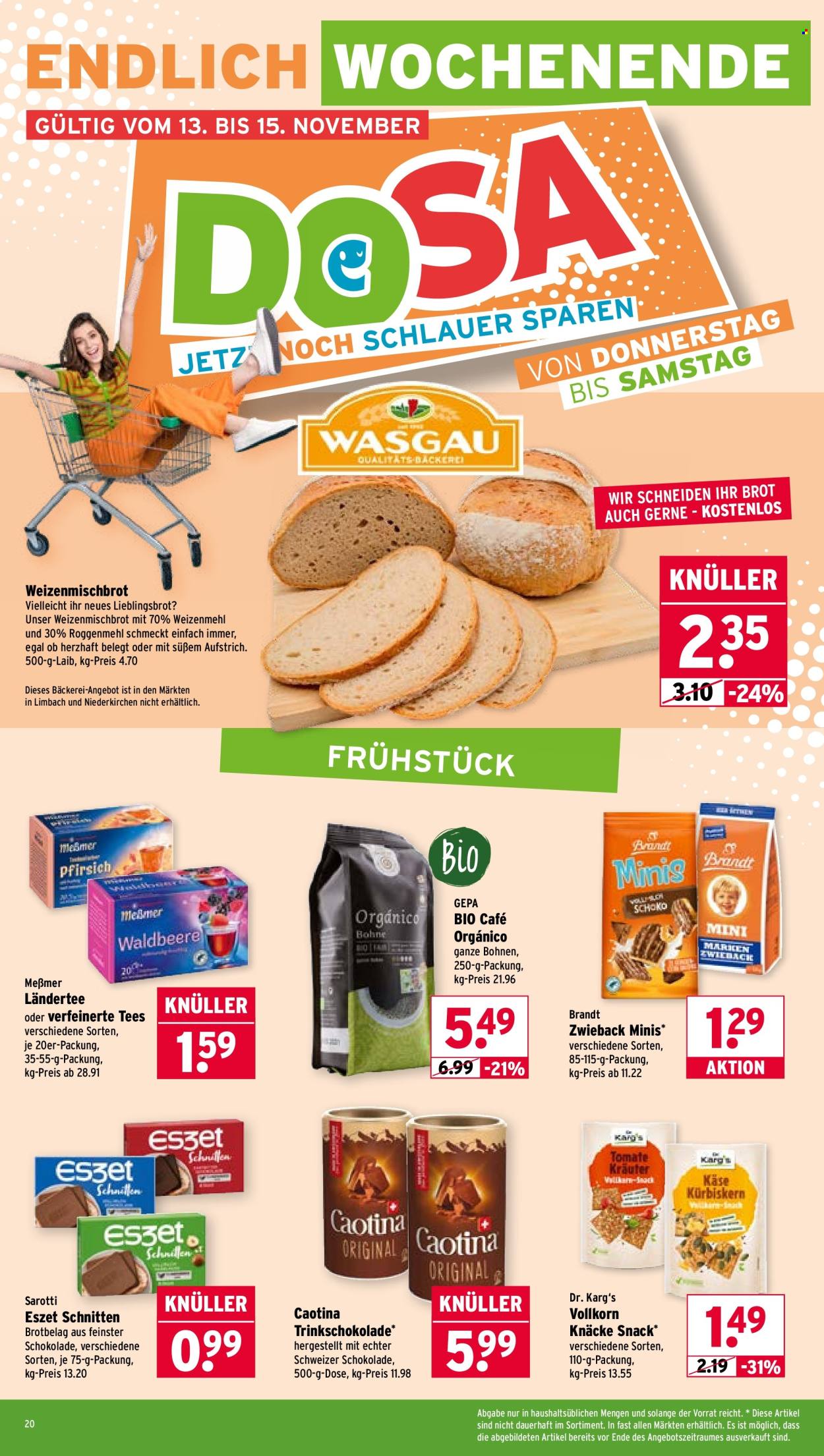 Wasgau Prospekte  - 10.11.2025 - 15.11.2025. Seite 20