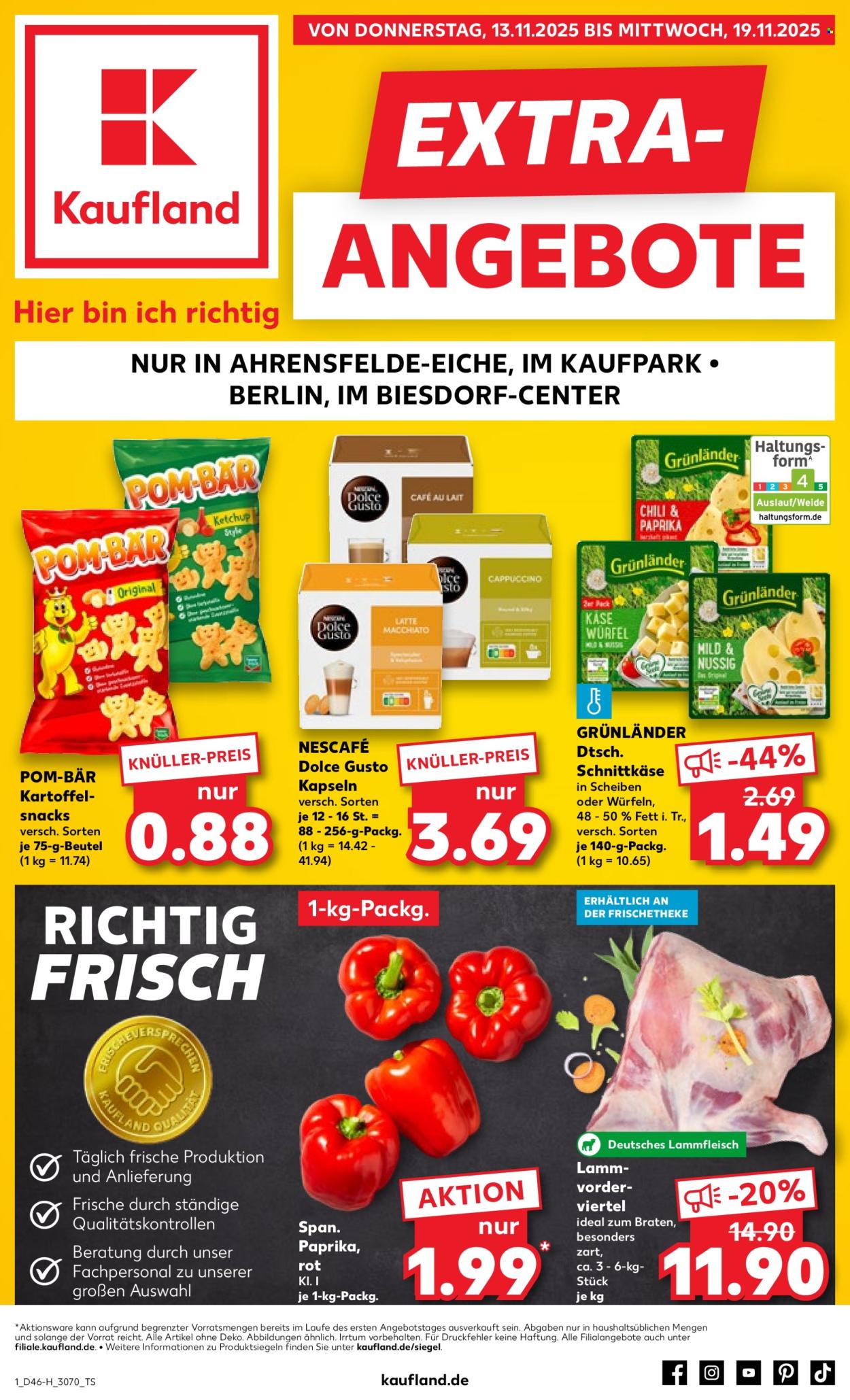 Kaufland Prospekte  - 13.11.2025 - 19.11.2025. Seite 1