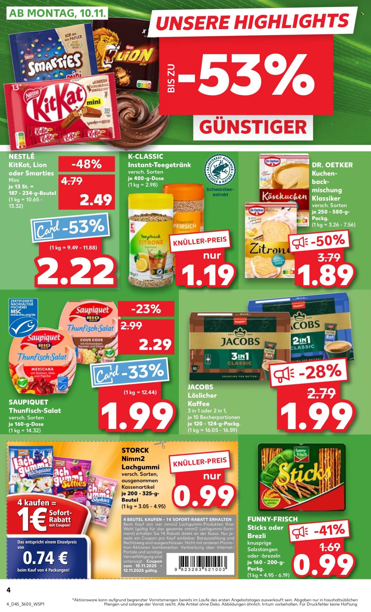Kaufland Prospekte  - 10.11.2025 - 12.11.2025. Seite 4