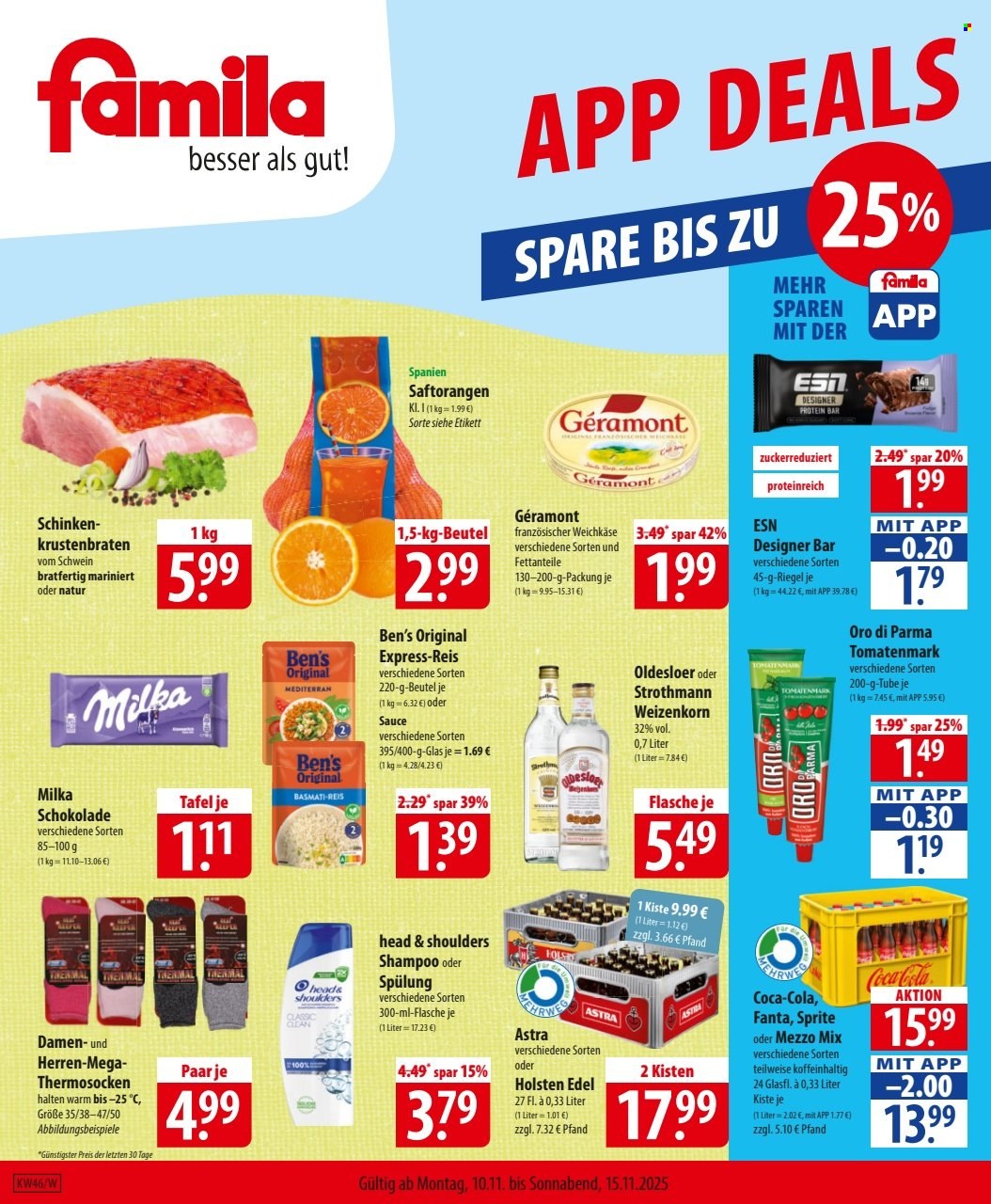 famila Prospekte  - 10.11.2025 - 15.11.2025. Seite 1