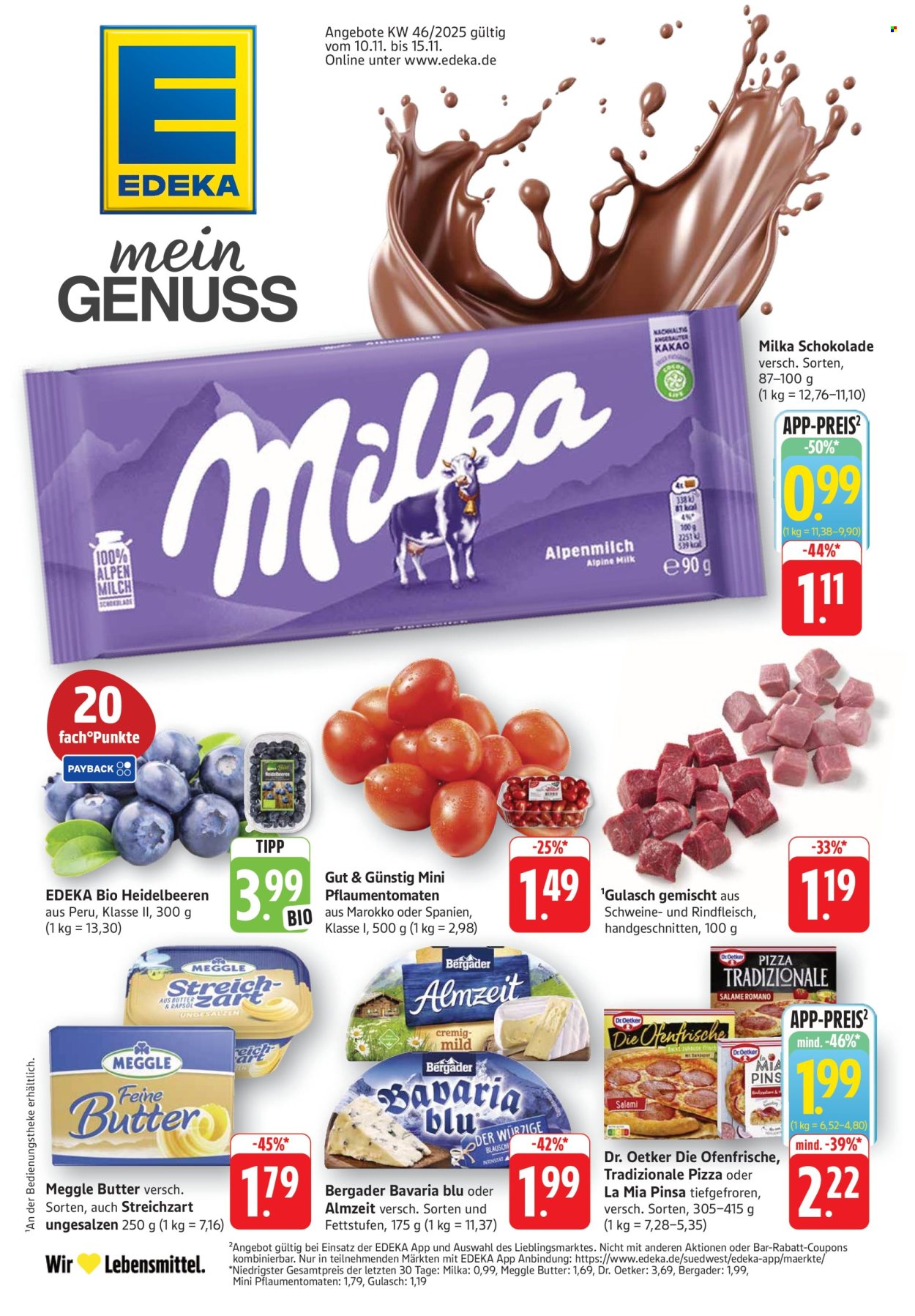 Edeka Prospekte  - 10.11.2025 - 15.11.2025. Seite 1