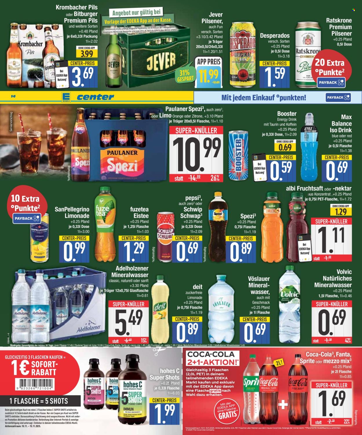 Edeka Prospekte  - 10.11.2025 - 15.11.2025. Seite 14