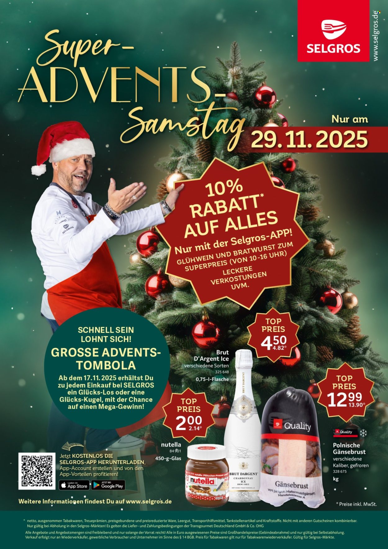 Selgros Prospekte  - 29.11.2025 - 29.11.2025. Seite 1