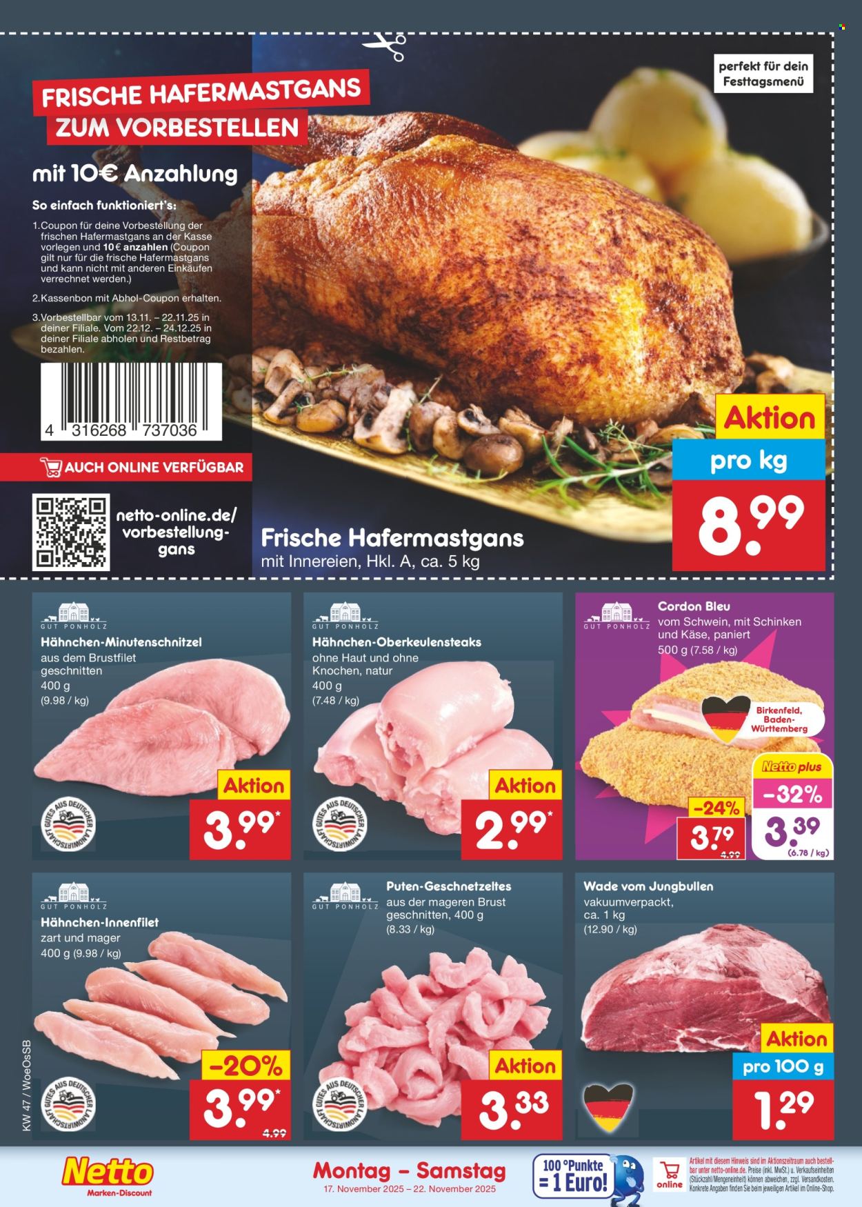 Netto Marken-Discount Prospekte  - 17.11.2025 - 22.11.2025. Seite 12
