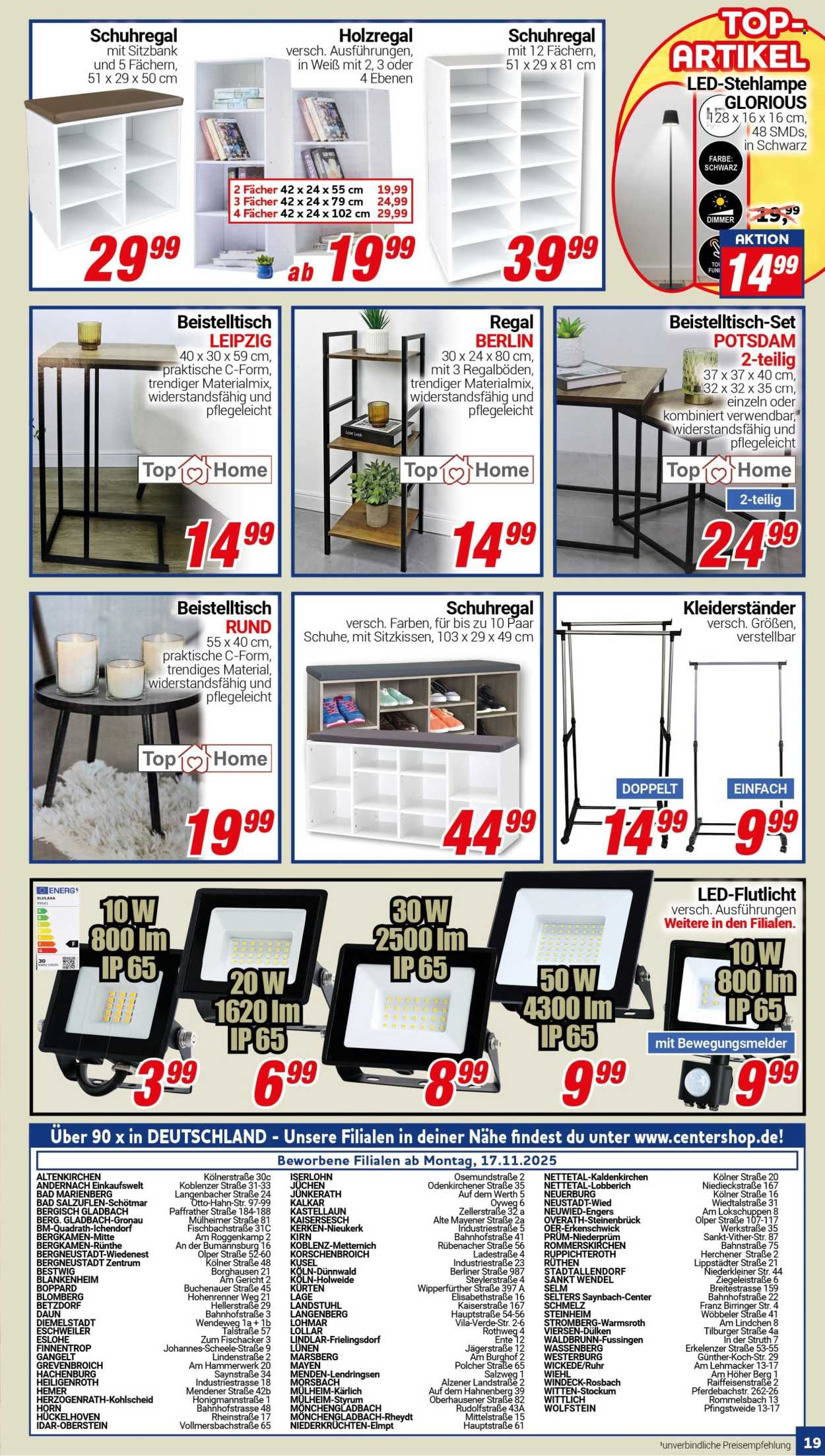 CENTERSHOP Prospekte  - 17.11.2025 - 22.11.2025. Seite 19