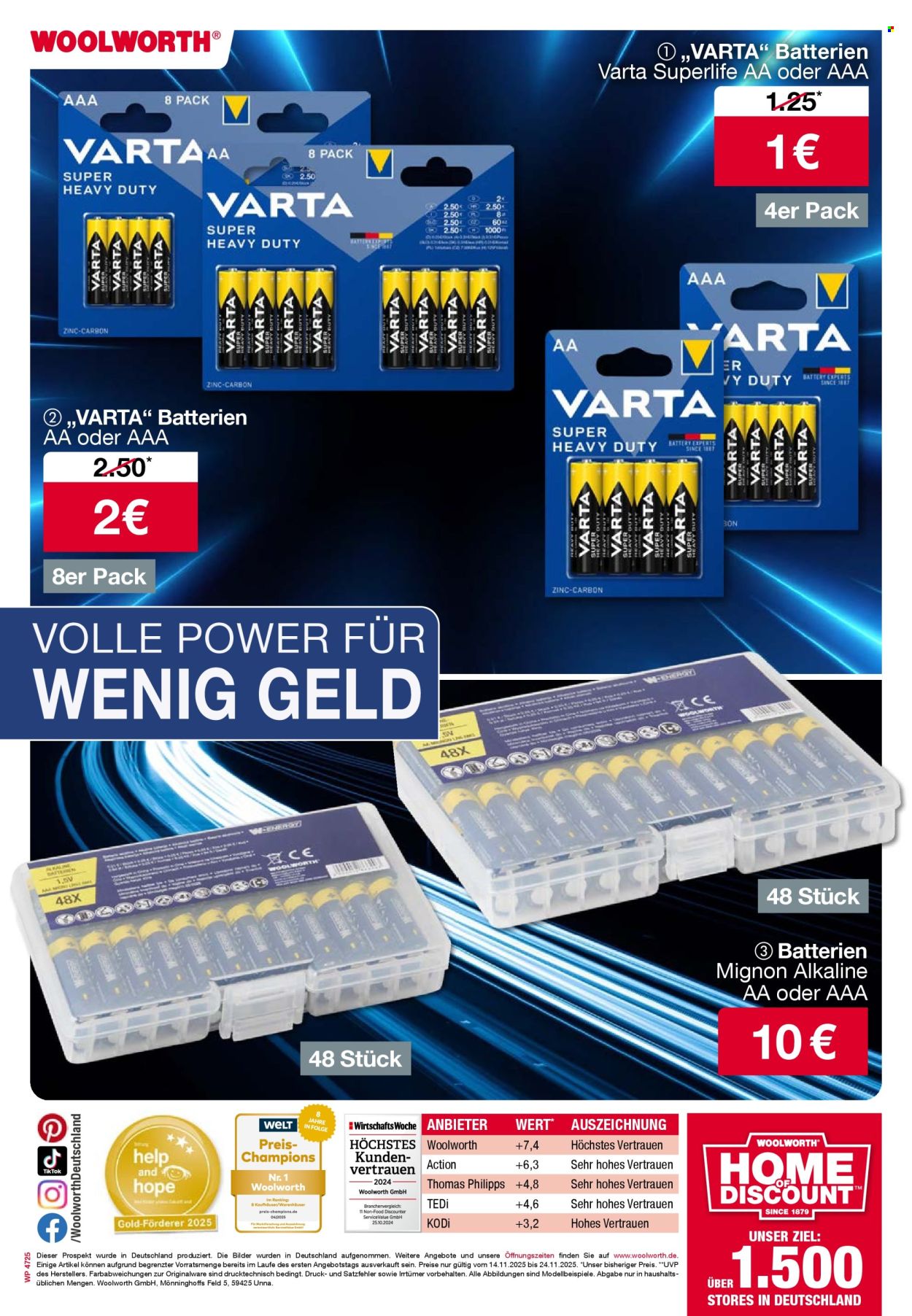 Woolworth Prospekte  - 14.11.2025 - 24.11.2025. Seite 22
